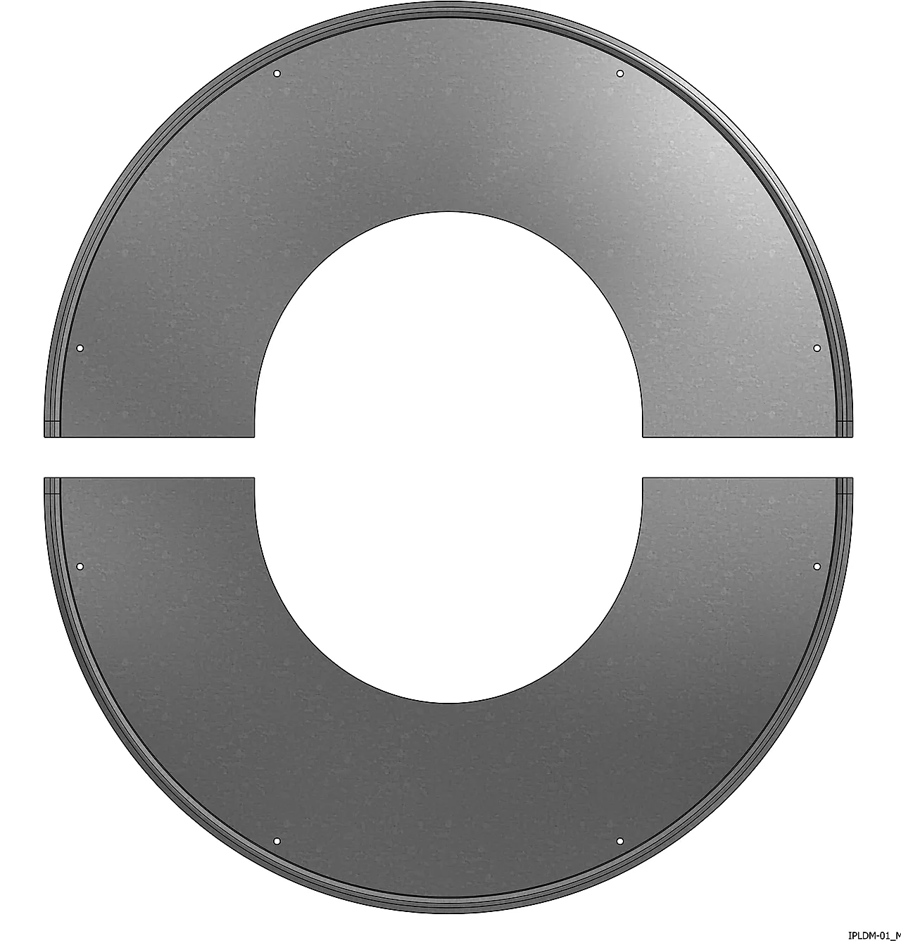 Dekkplate ø150 helis 28-35gr helisolert