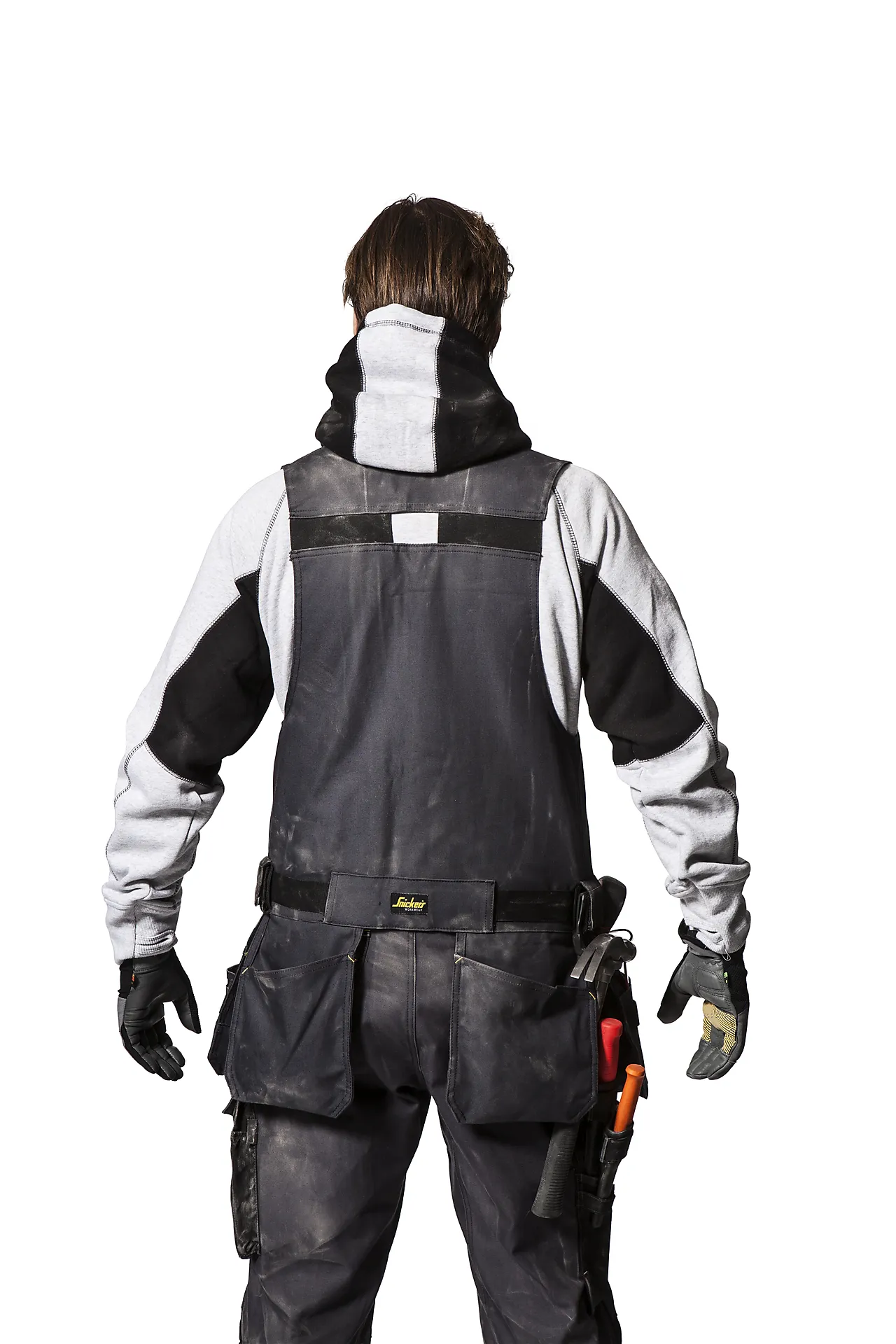 Verktøyvest 4254 sort/sort M canvas med hylsterlommer null - M - 2 - Miniatyr