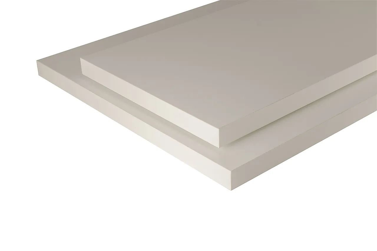 Hobbyplate melamin hvit 18x200x2400 mm