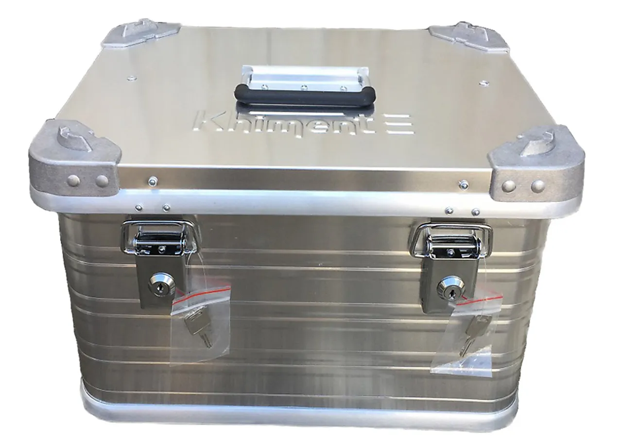 Alukasse ms29 l 400x300x245cm med stablehjørner 1 mm alu Alukasse ms29 l 400x300x245cm med stablehjørner 1 mm alu