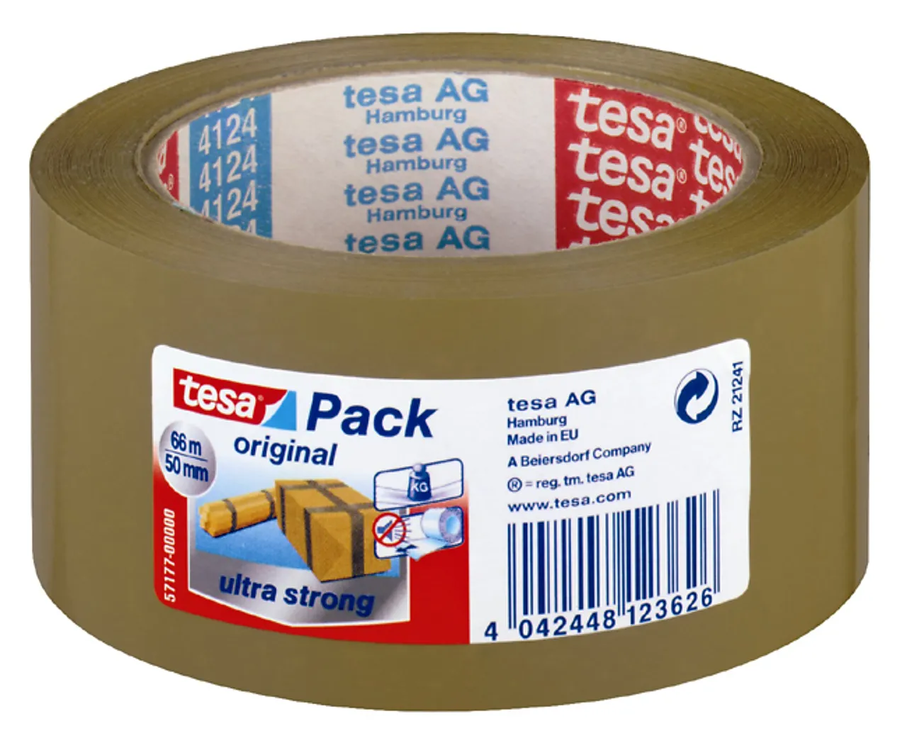 Tape brun pvc 66 m x 50 mm