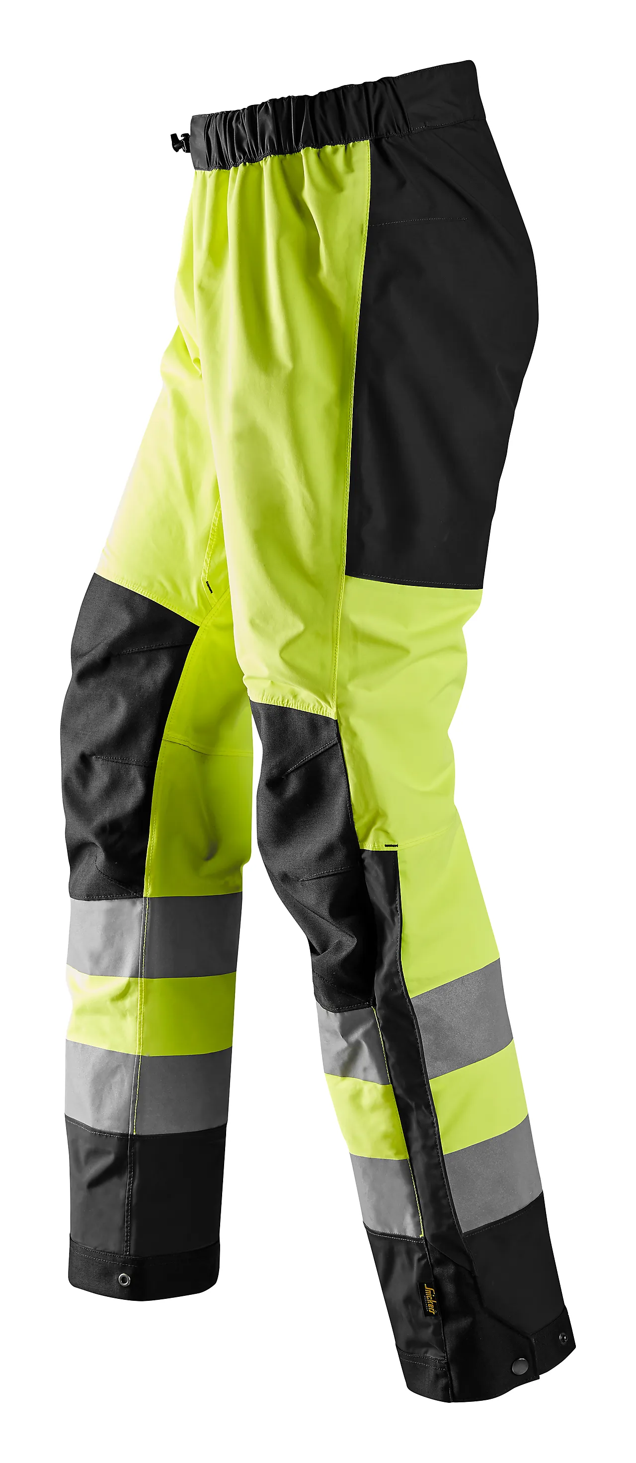 Skallbukse 6530 gul/sort l snickers workwear null - L - 3 - Miniatyr