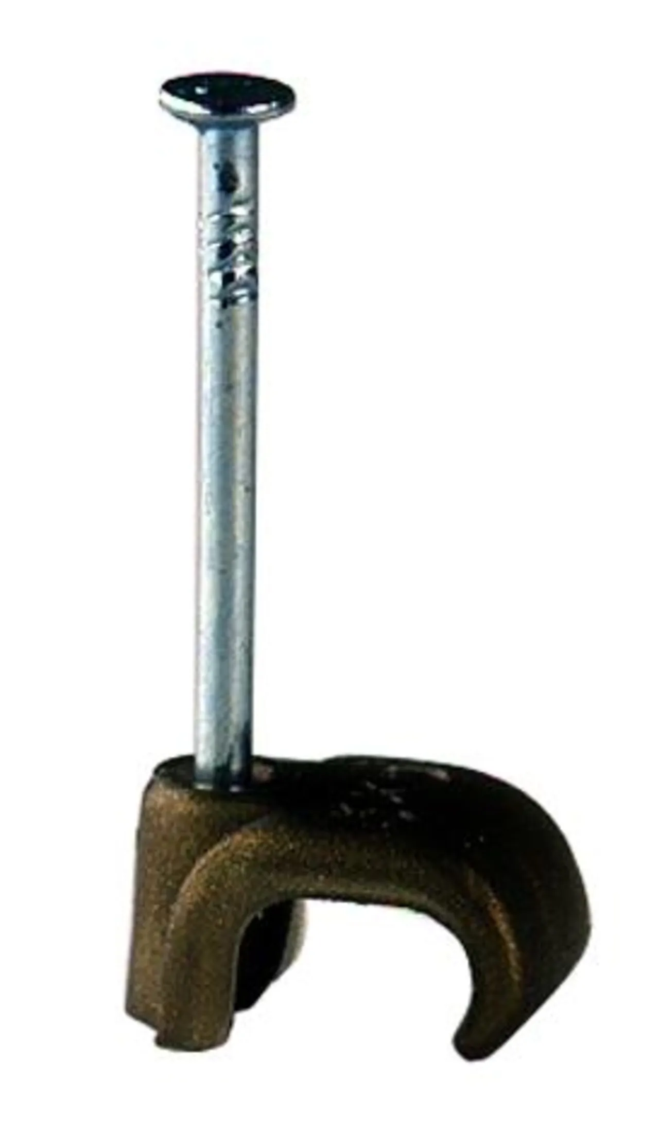 Klammer 3x5 brun f/oval lednin ledning 20stk/pose