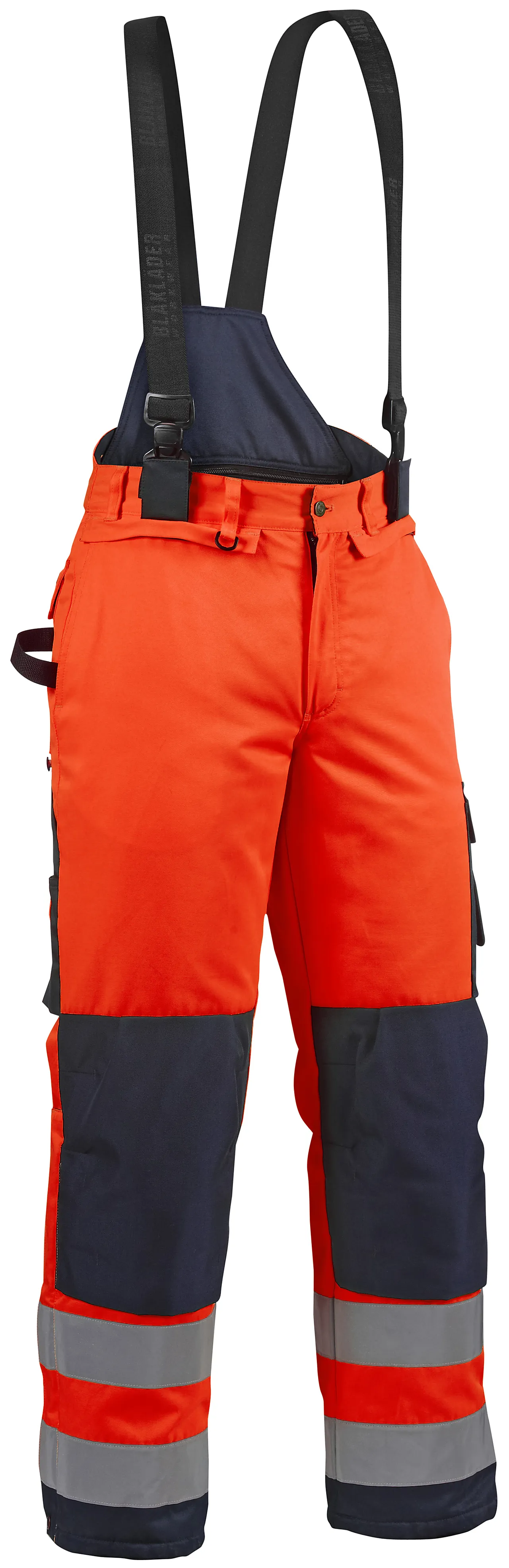 Bukse varsel vinter C52 orange/marineblå