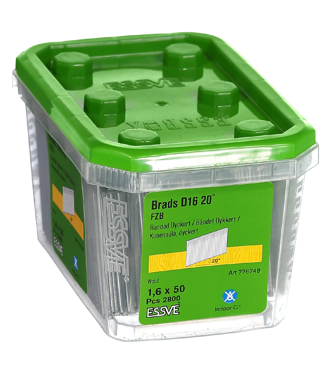 Dykkert spiker 20° 1,6 x 50 mm 2800 stk null - null - 2 - Miniatyr