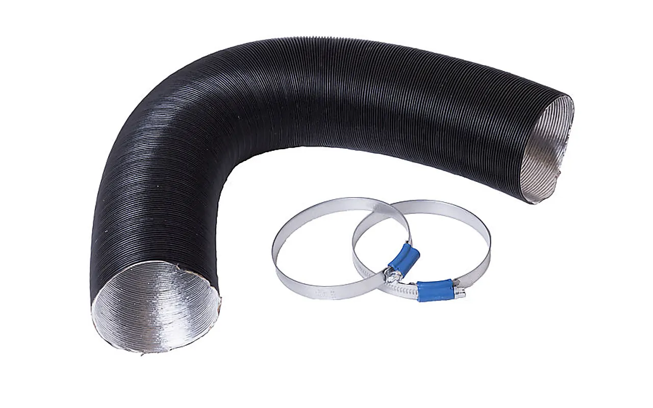 Flexirør med klemmer 100 mm