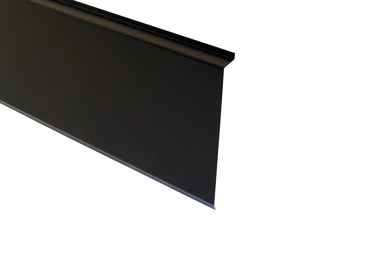 Dørbeslag under 50 sort 1,25 1230 mm