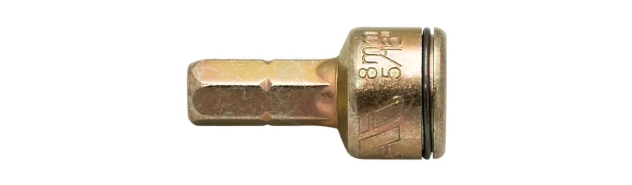 Bits 6kt 8 mm 27 mm fjærbelastet