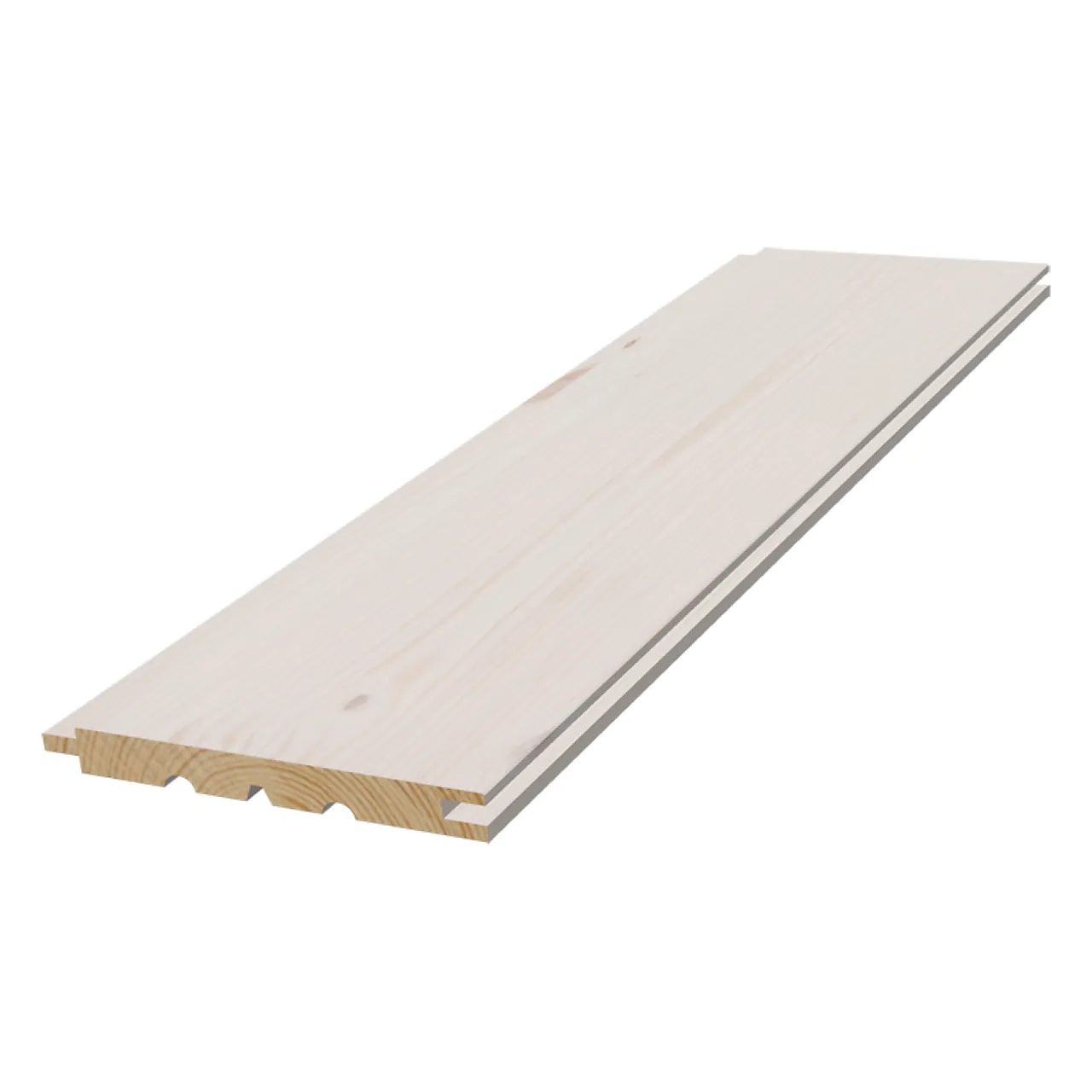 Glattpanel natur 13x120 mm lasert furu null - null - 2 - Miniatyr