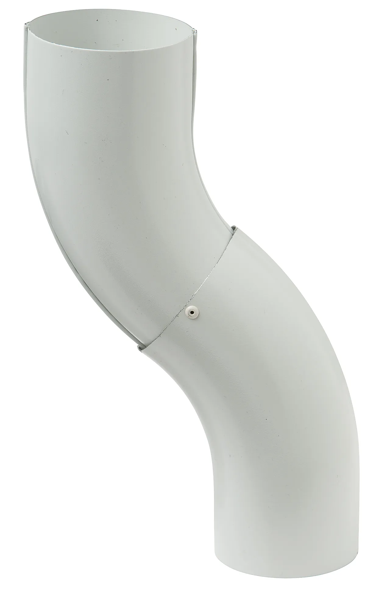 Sokkelkne til takrenne 70° hvit