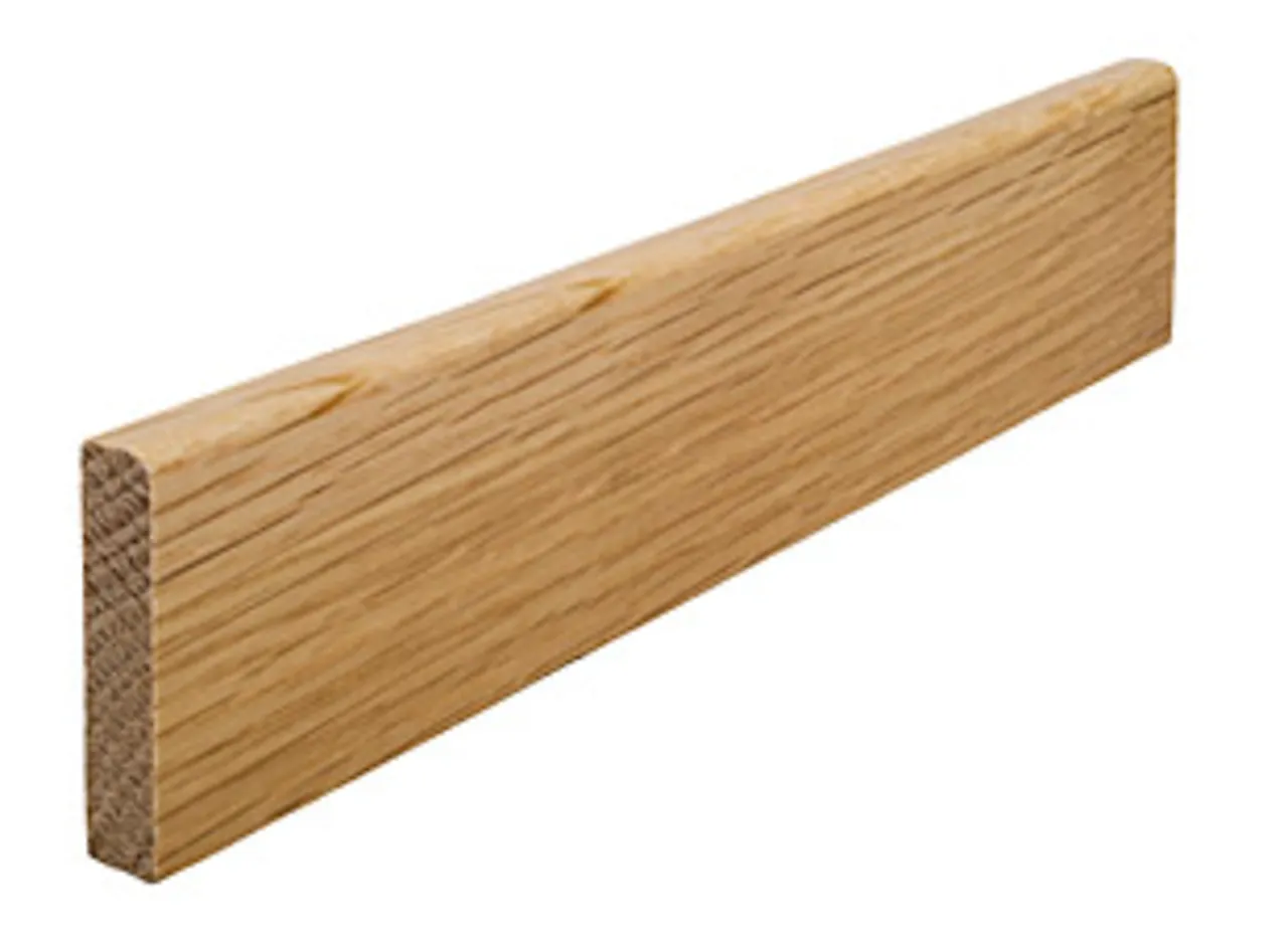 Feielist 9x60 mm lakkert eik null - null - 3 - Miniatyr