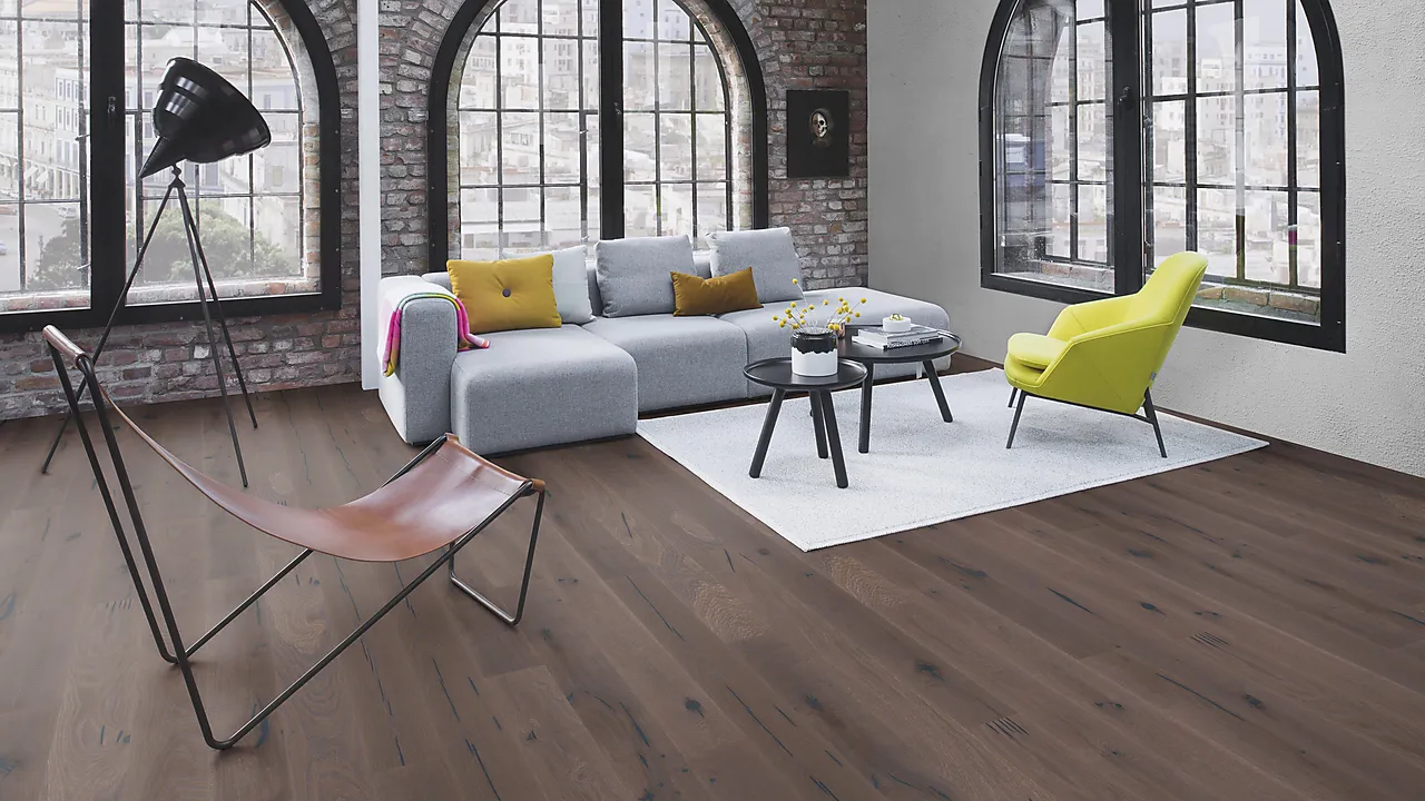 Boen Parkett elephant grey plank live pure lakk null - null - 2 - Miniatyr