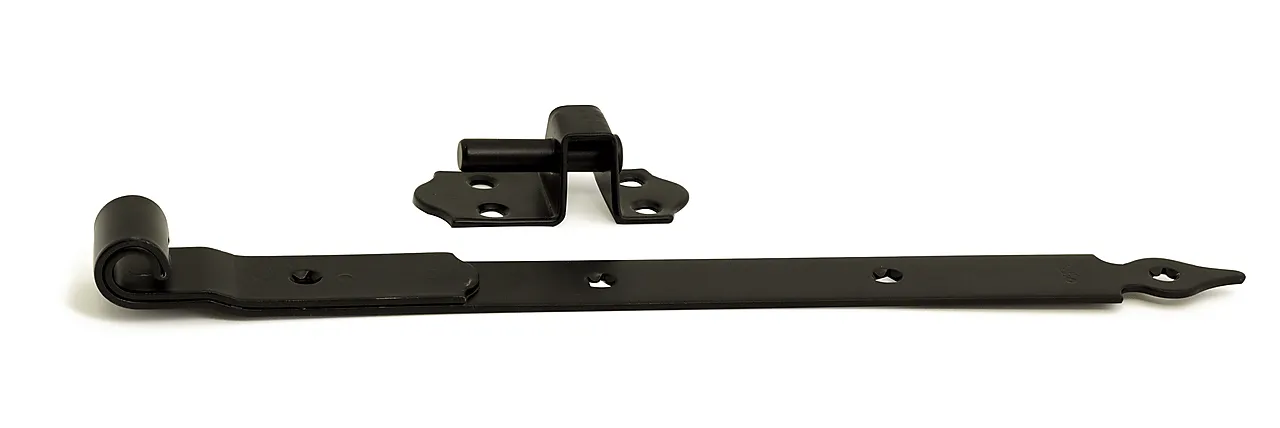 Stabelhengsel 214 200mm sort sb bredde 35mm tapp ø12 mm pk 2 stk