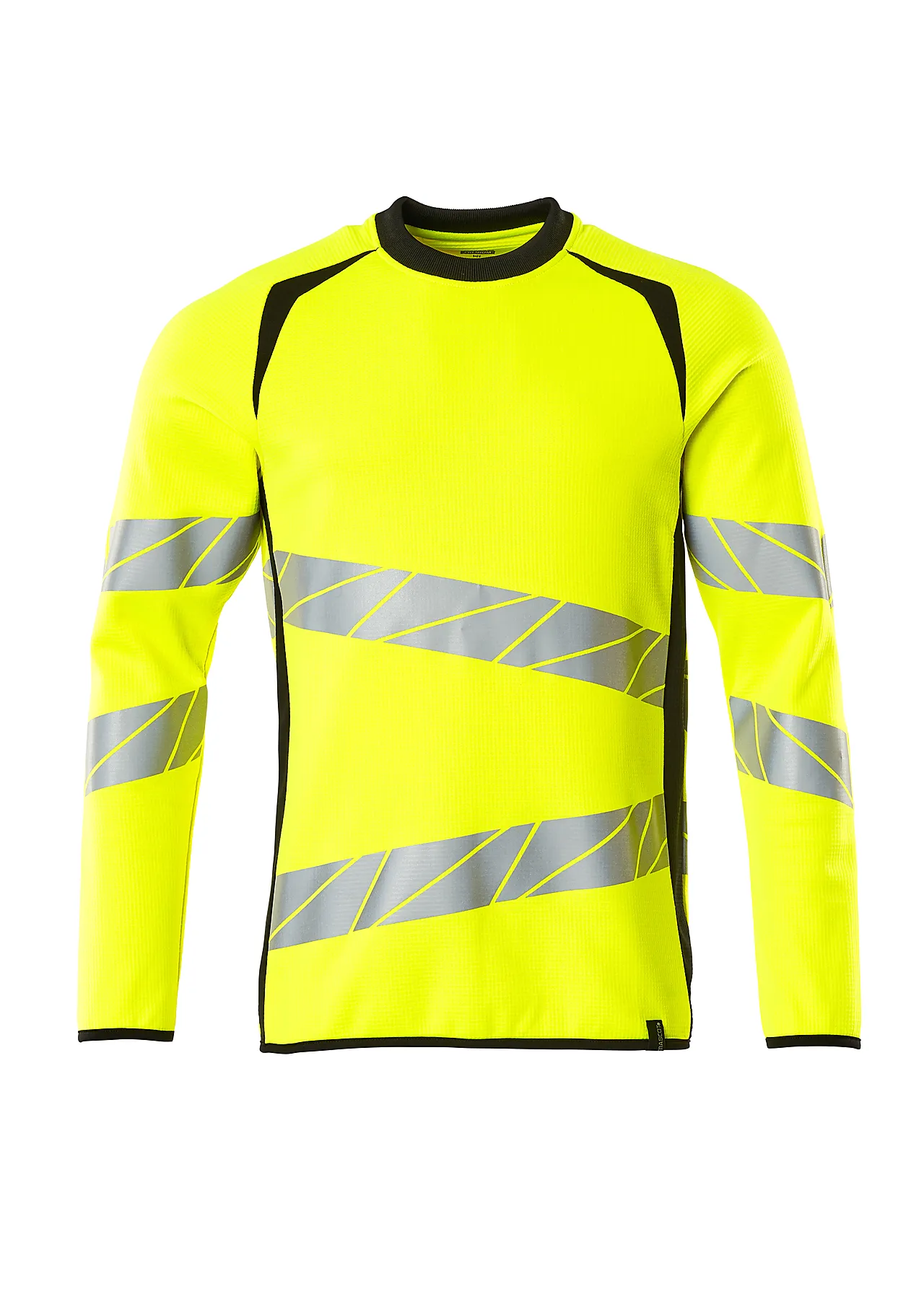 Collegegenser gul/svart highvis str 2XL