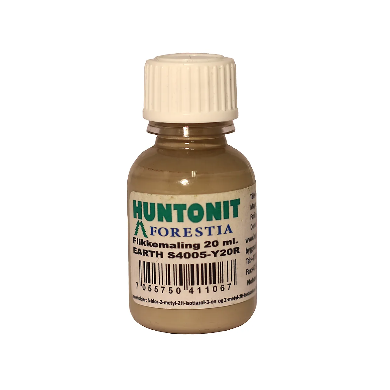 Huntonit flikkemaling earth 20ml flaske ncs s 4005-y20r null - null - 2 - Miniatyr