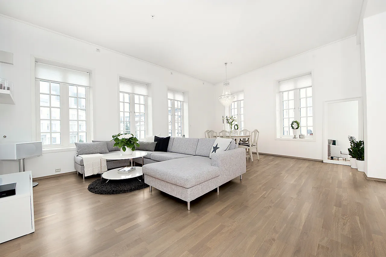 Parkett 3-stav Savanna eik naturolje