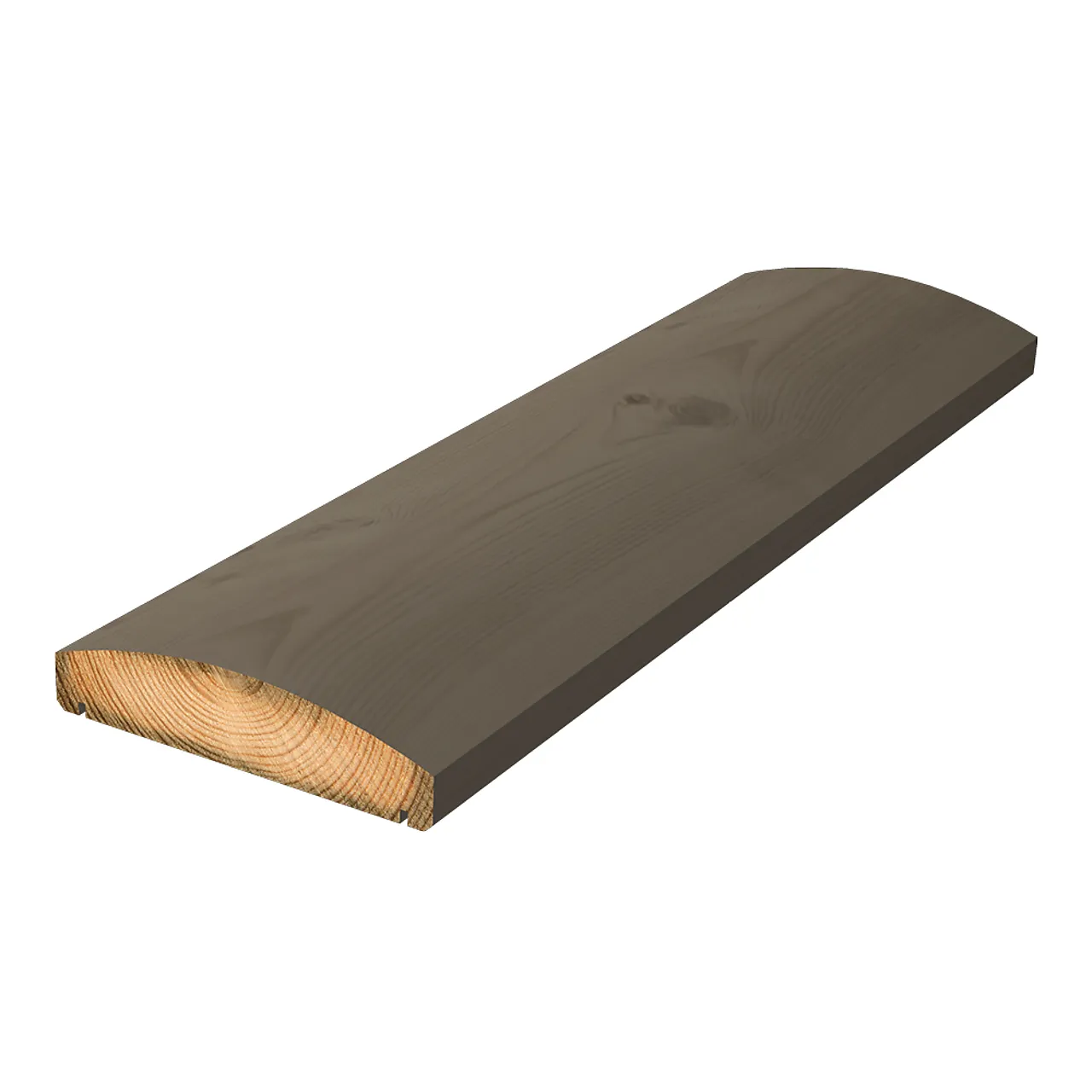 Furu 34x145x5100 altanr rund r grå rund royal null - 34x145 - 2 - Miniatyr