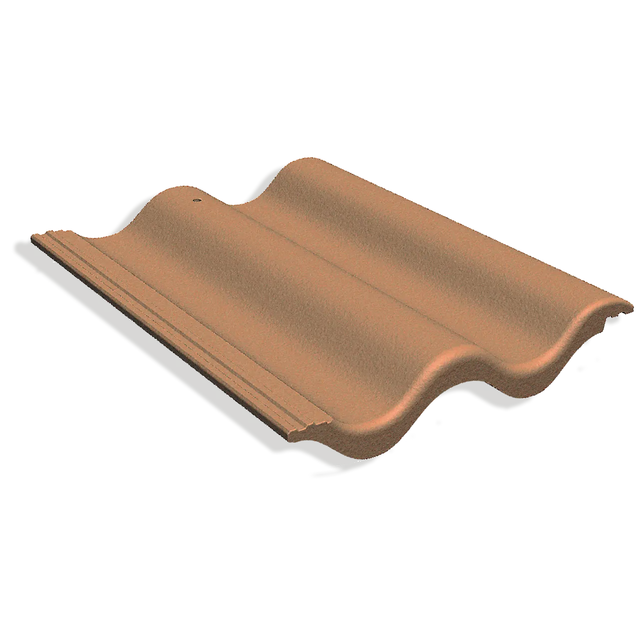 Takst palema teglrød dobbelkrum ubehandlet