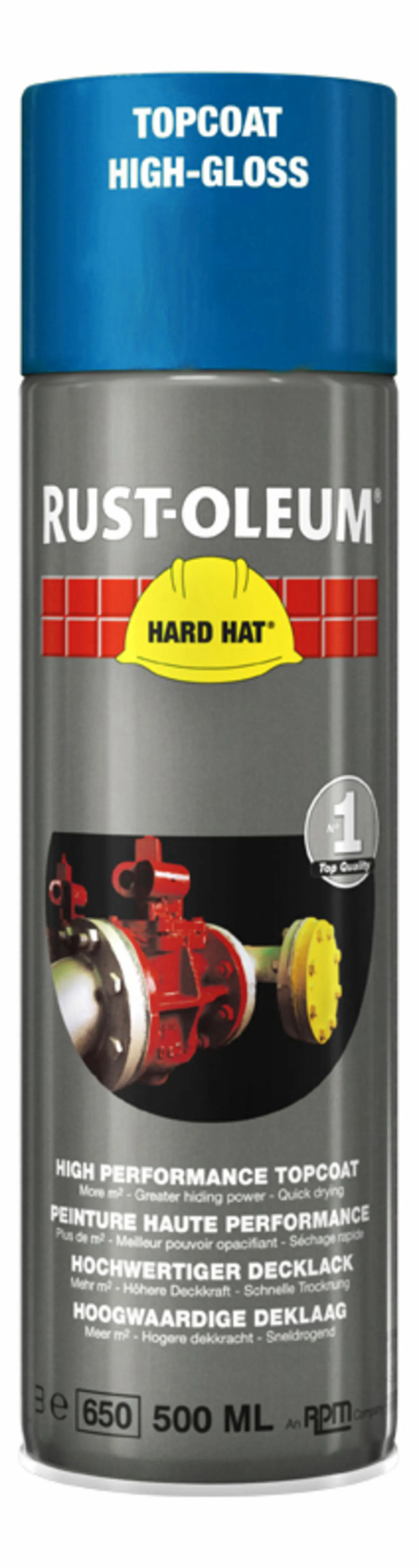 Hard hat signal blue ral 5005 spraymaling 500 ml Hard hat signal blue ral 5005 spraymaling 500 ml