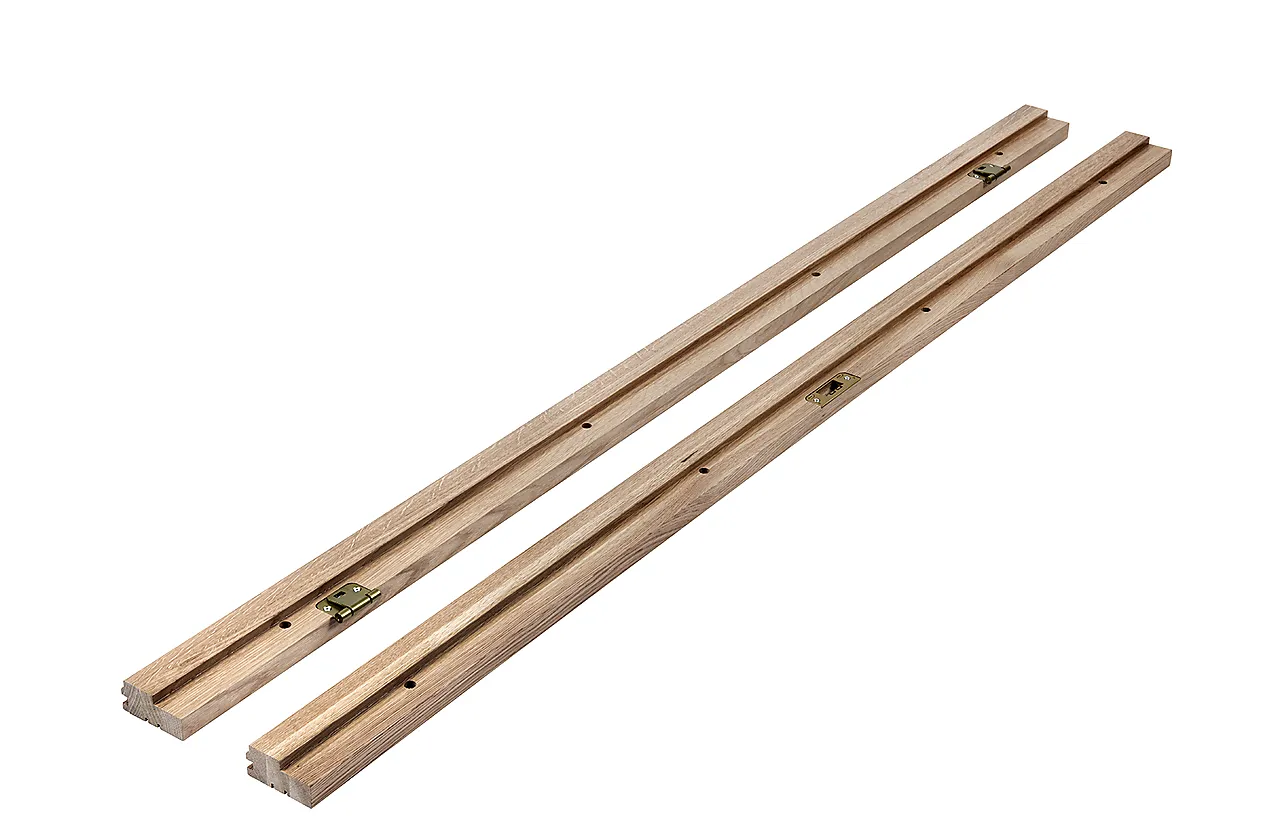 Karm sidevanger eik 210 cm med pakning