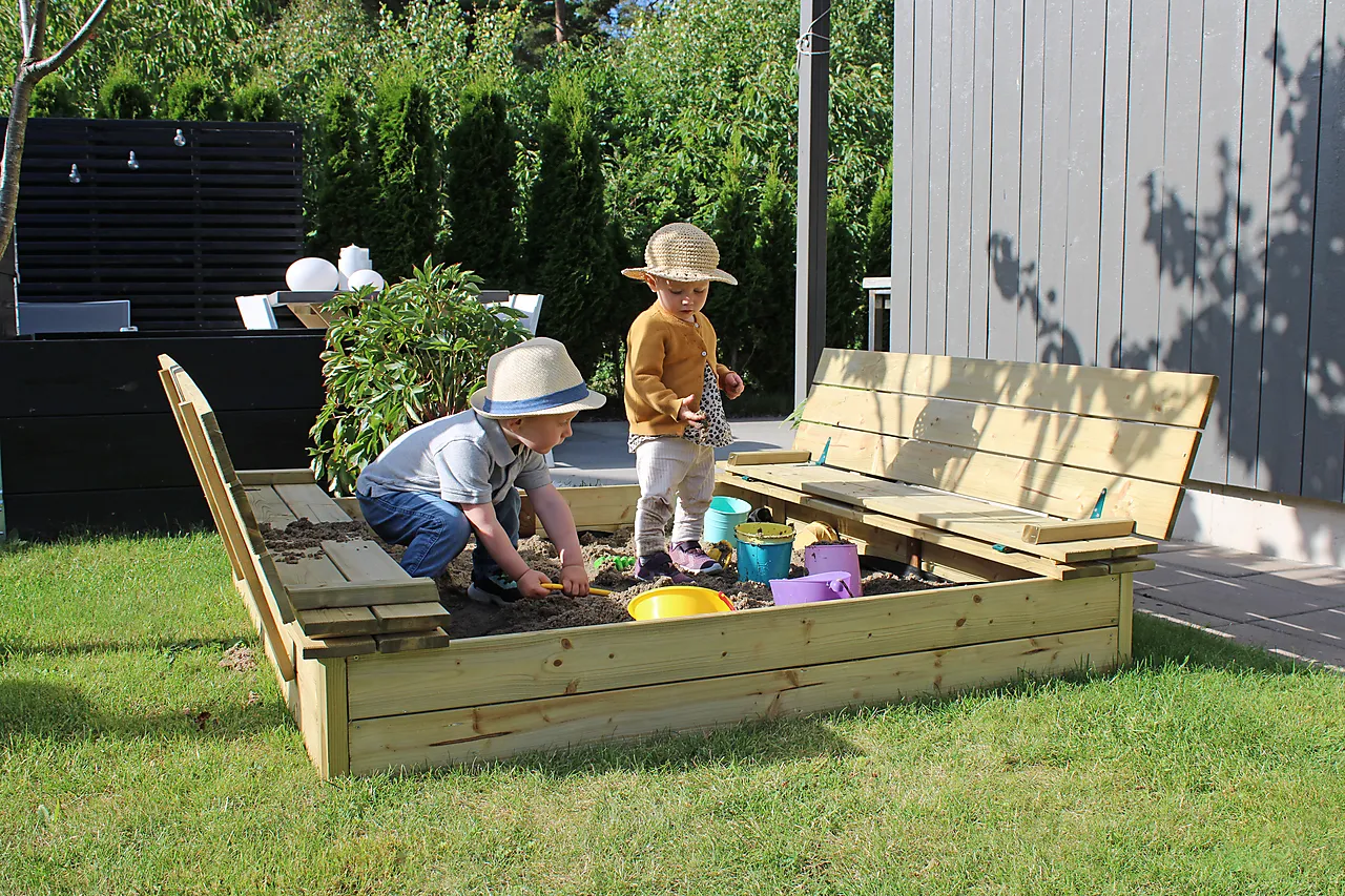 Sandkasse med lokk null - null - 2 - Miniatyr