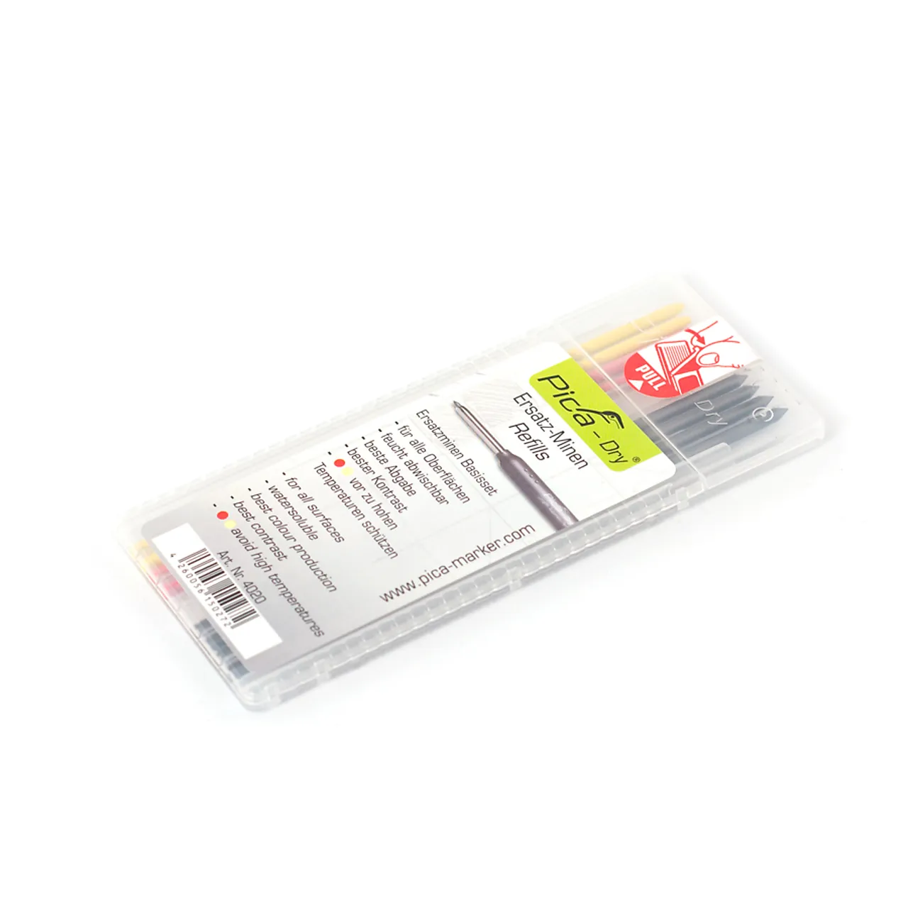 STIFT PICA DRY RØD GUL GRAPHIT 8STK STIFT PICA DRY RØD GUL GRAPHIT 8STK