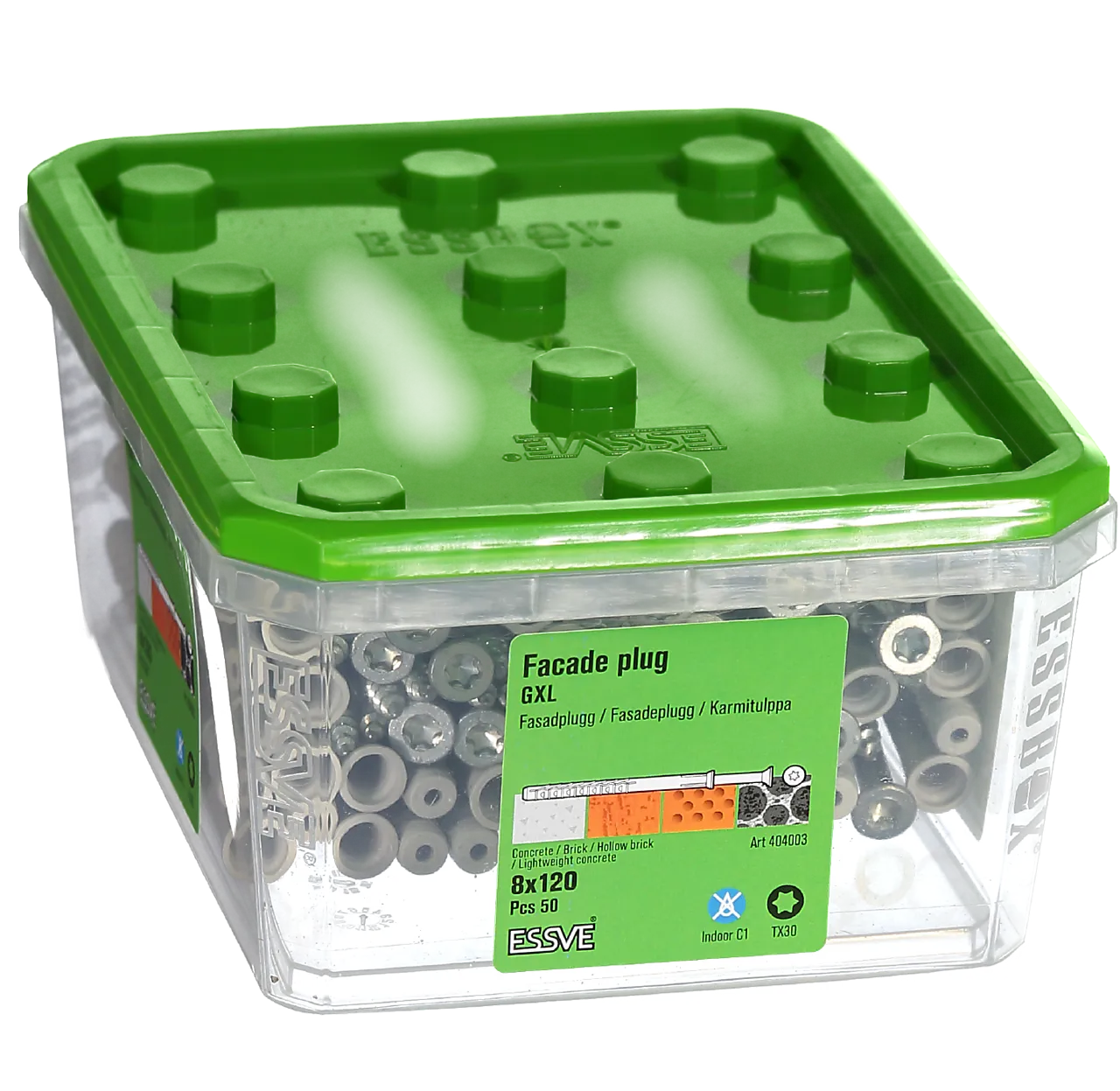 Fasadeplugg gxl 8x120 fzb 50 stk null - null - 2 - Miniatyr