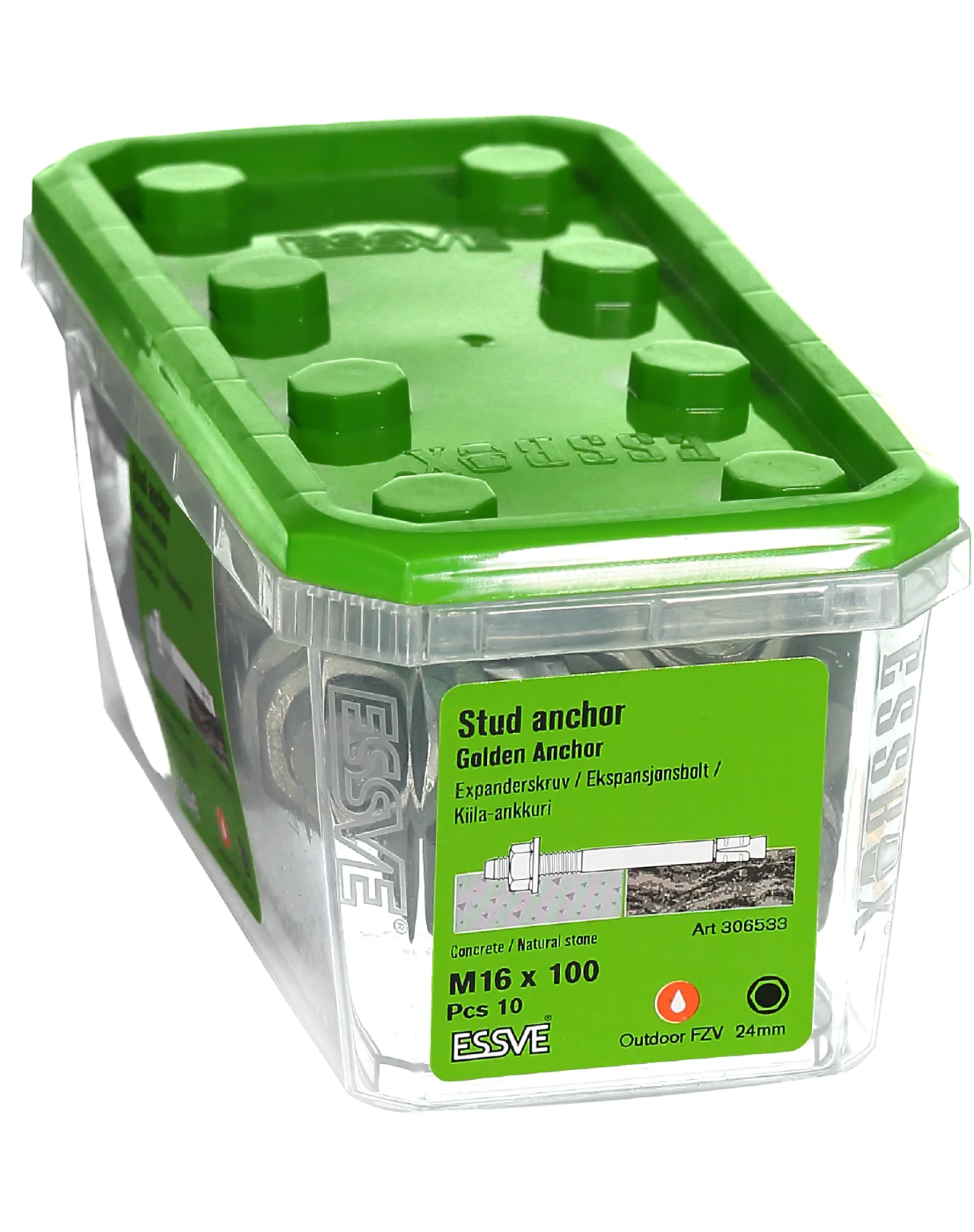 Ekspansjonsbolt Golden Anchor M16x100 10 stk null - null - 2 - Miniatyr