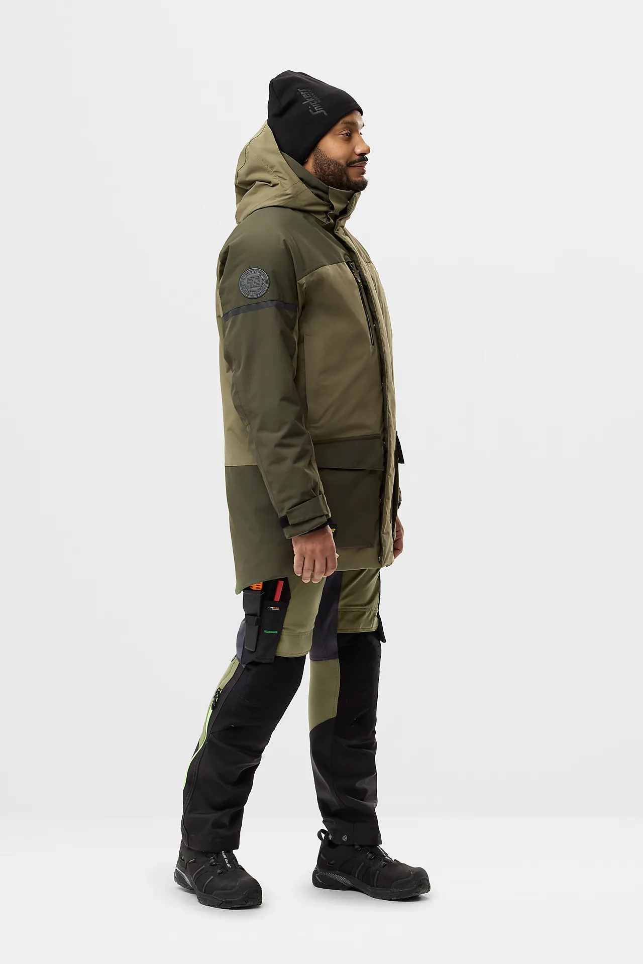 Bukse 6940 hl kgrønn/mgrå 60 snickers workwear null - null - 3 - Miniatyr