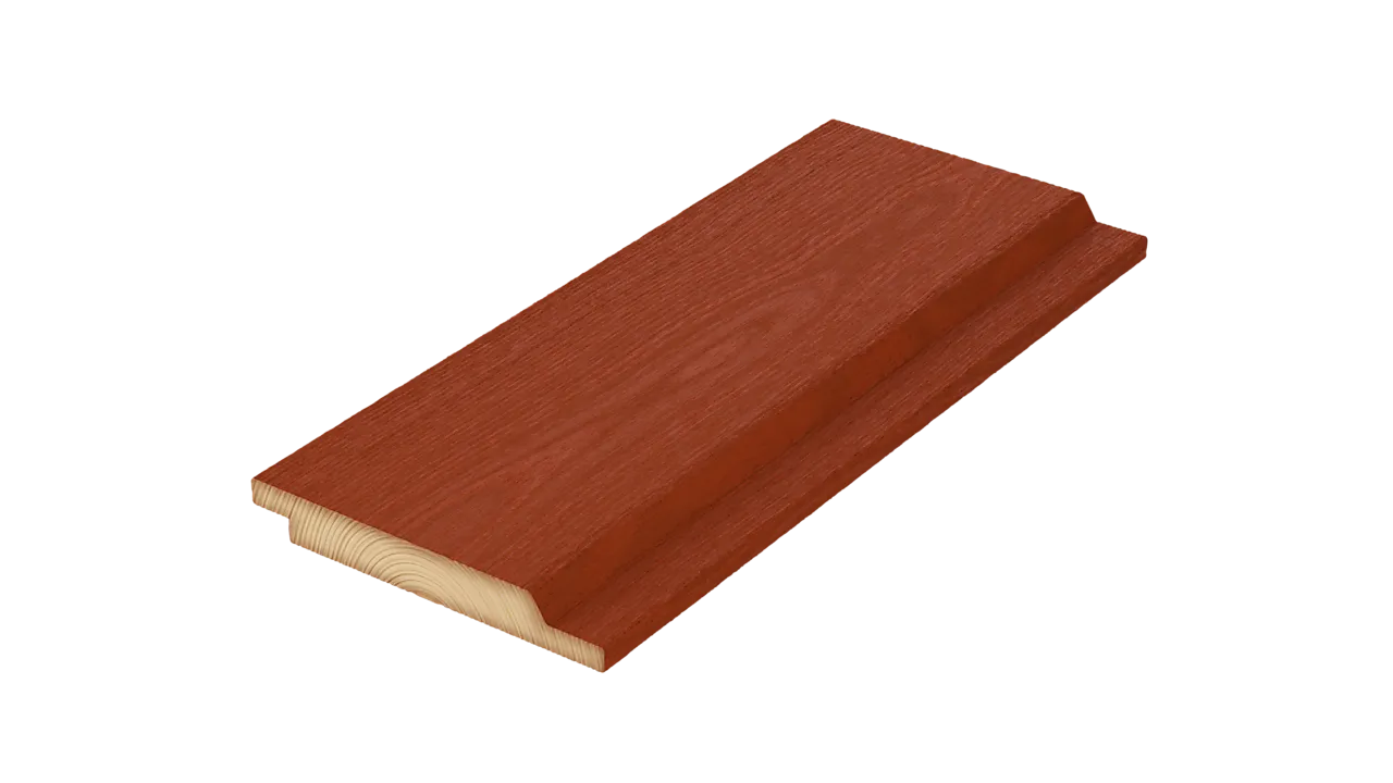 Marnar Bruk Royal furu 19x148 låverød dobbelfalset ny type