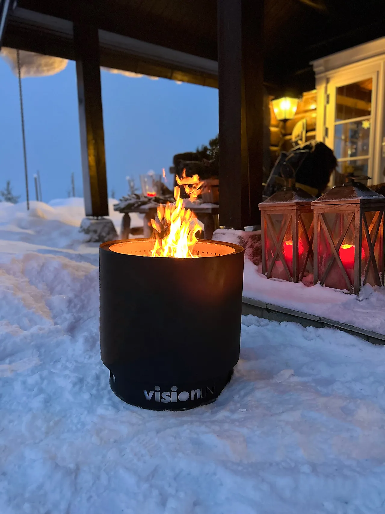 Bålpanne L sort VisionLine null - null - 3 - Miniatyr