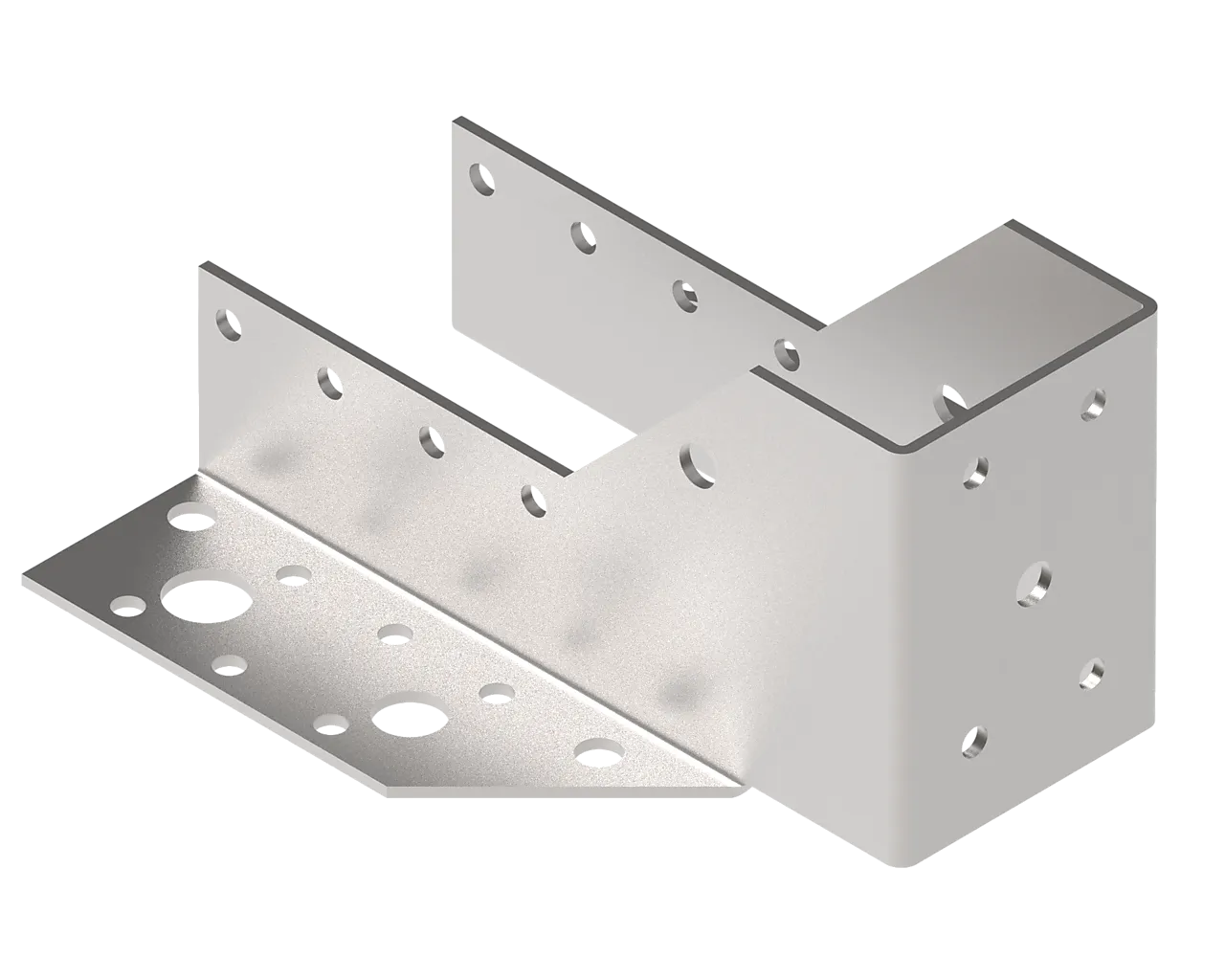 Bjelkesko utv 48x136 ce fzv utvendige fliker varmforsinket stål