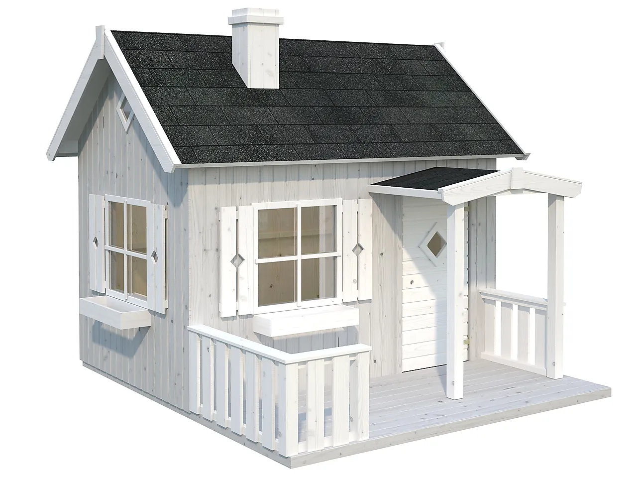 Lekehus Mille 3,7 m² med terrasse 2,68 m² null - null - 2 - Miniatyr