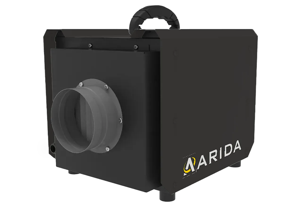 Arida pro s19 sorpsjonsavfukter passer alle temperaturer.