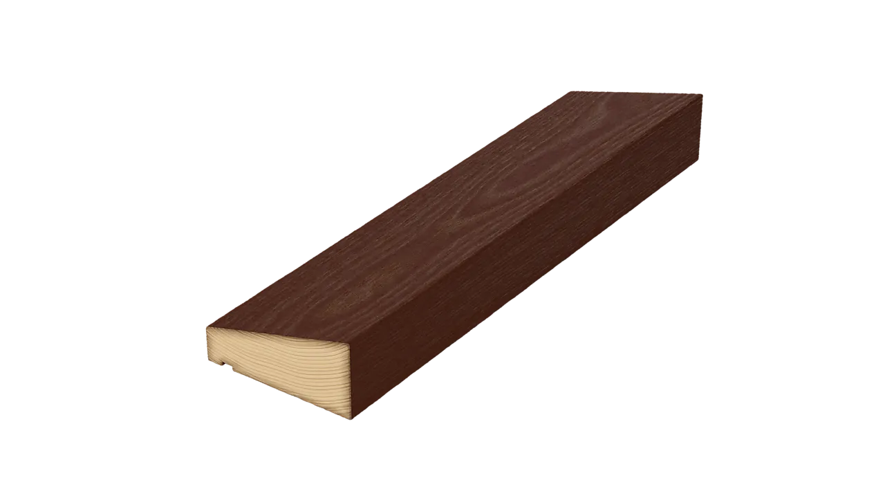 Marnar Bruk Royal furu 45x95 tjærebrun vannstokk