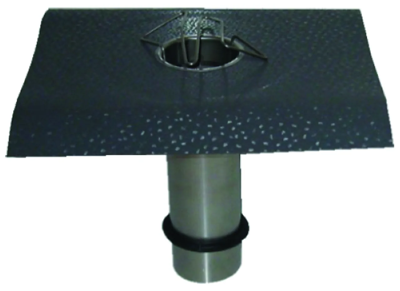 Taksluk sikaplan mørk grå 400 mm