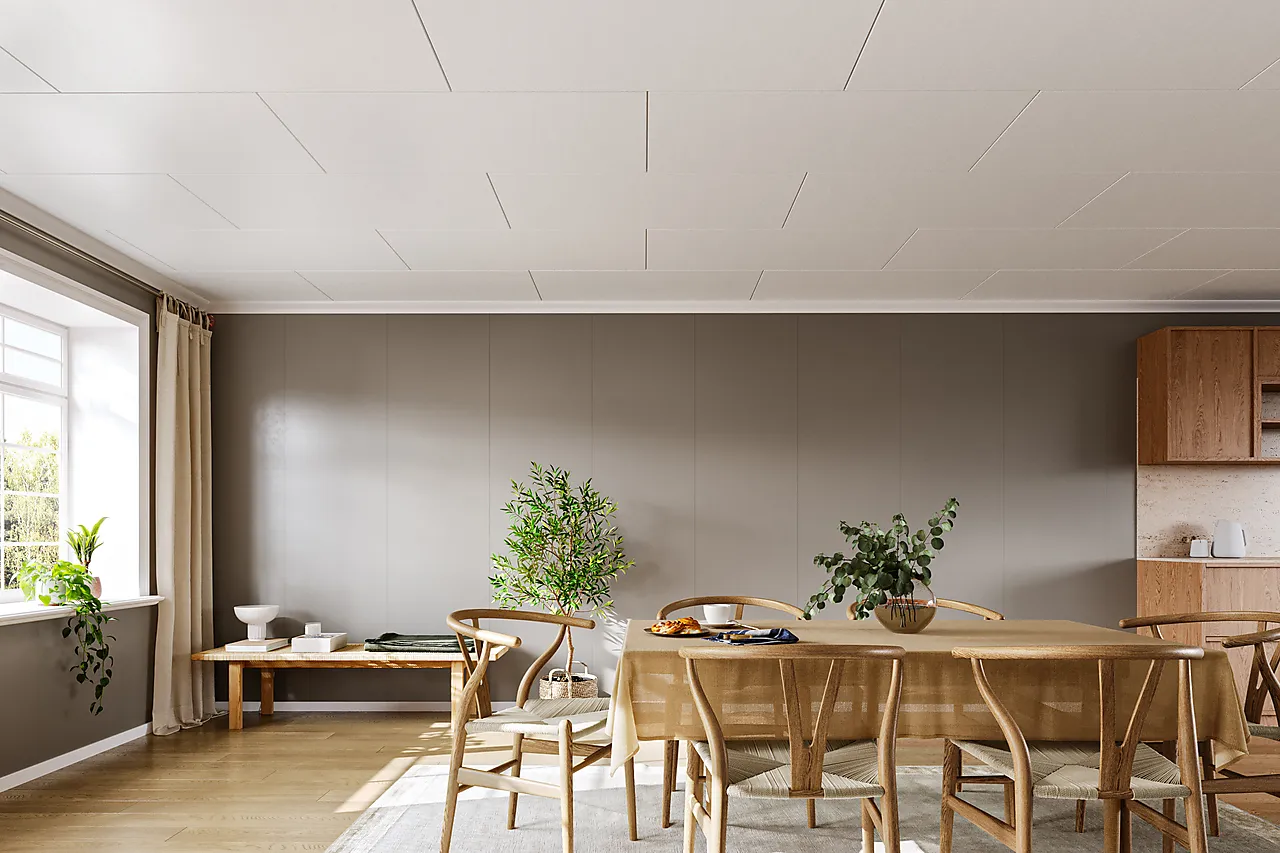 Trefiber takplate antikk hvit 11x620x1220 mm null - null - 3 - Miniatyr