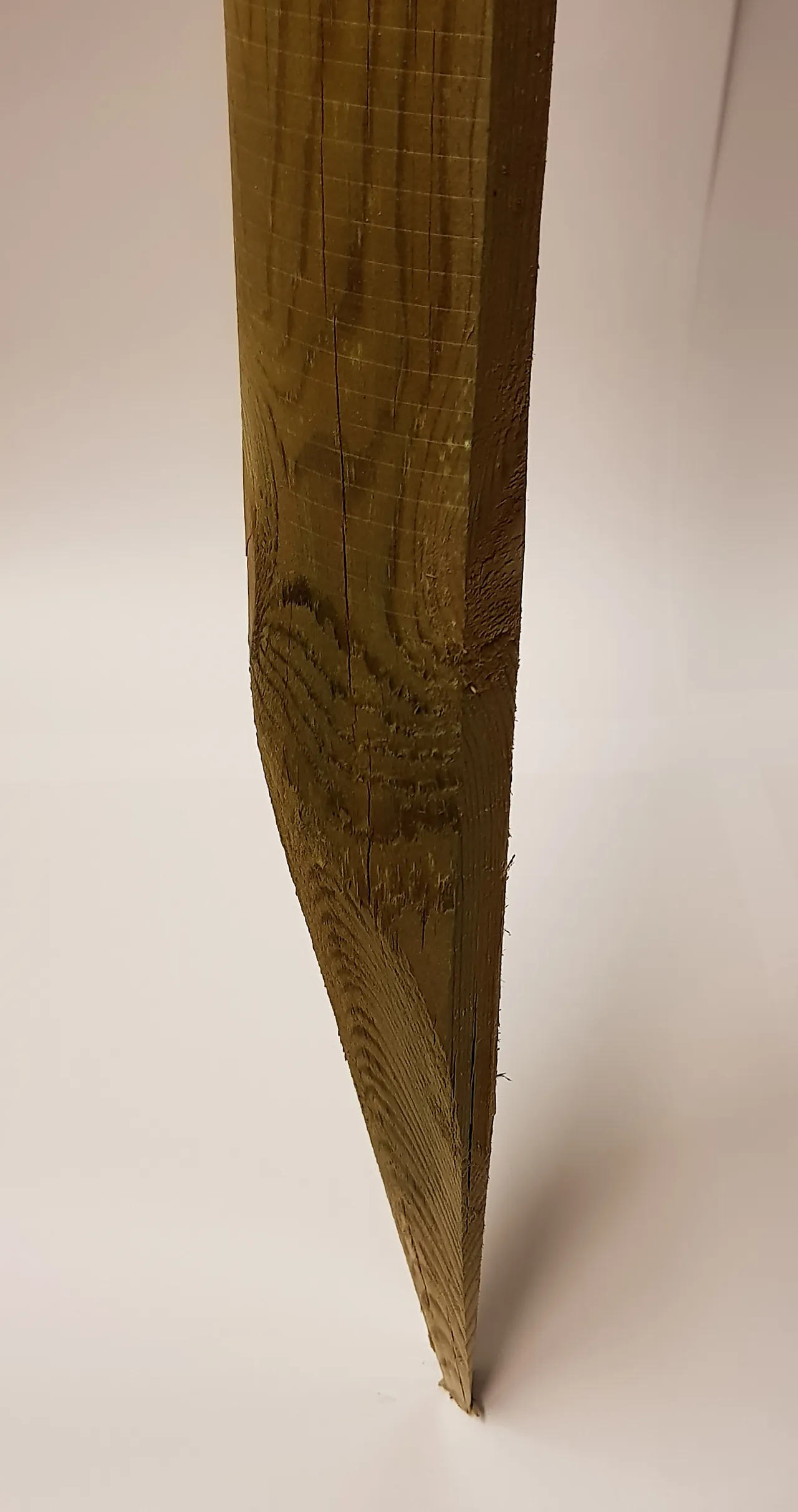 Furu 100x1750mm kløvd gjerdestolpe tanalith e - klasse a