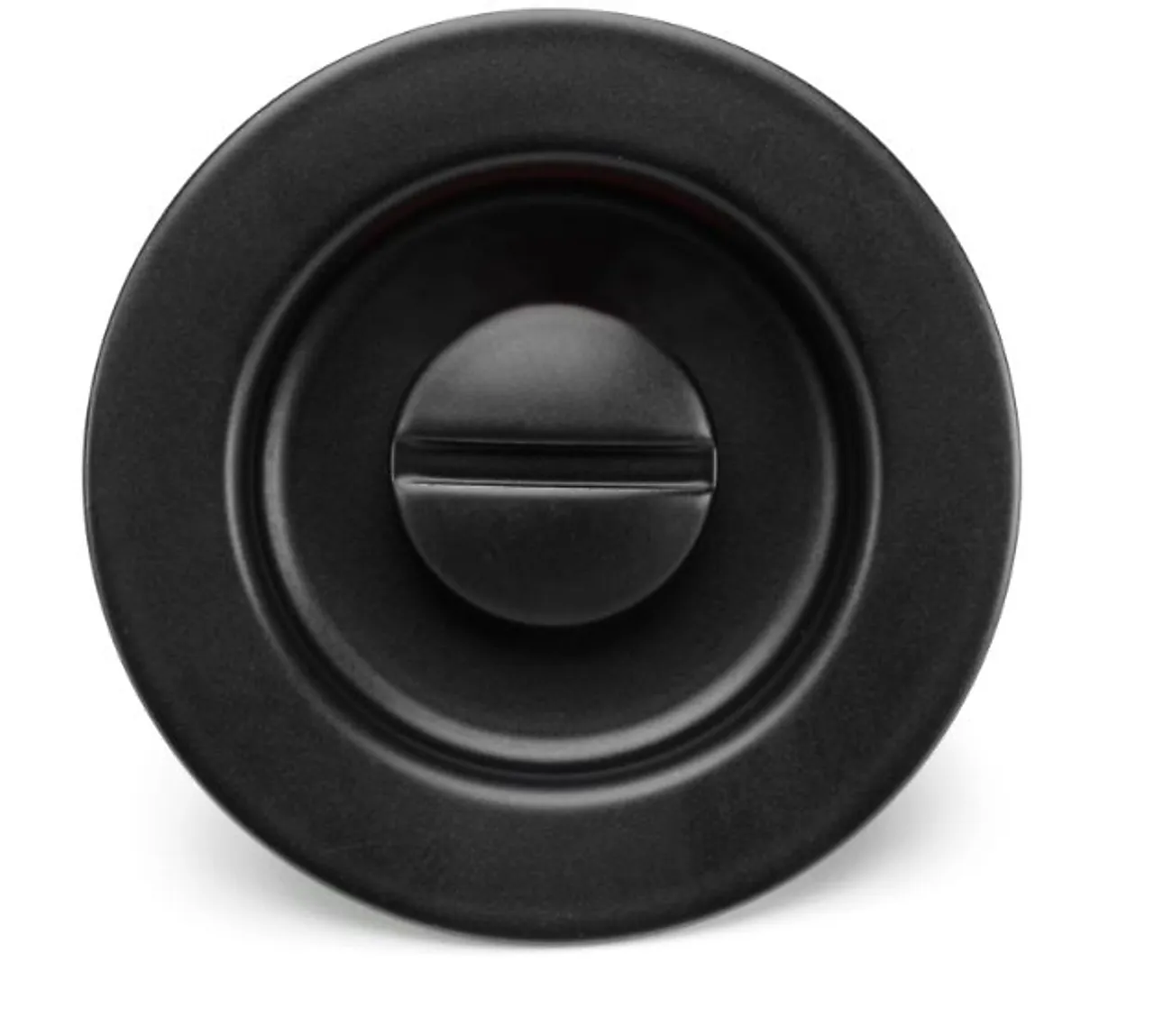 Vriknapp innf skyvedør svart uten rød indikator