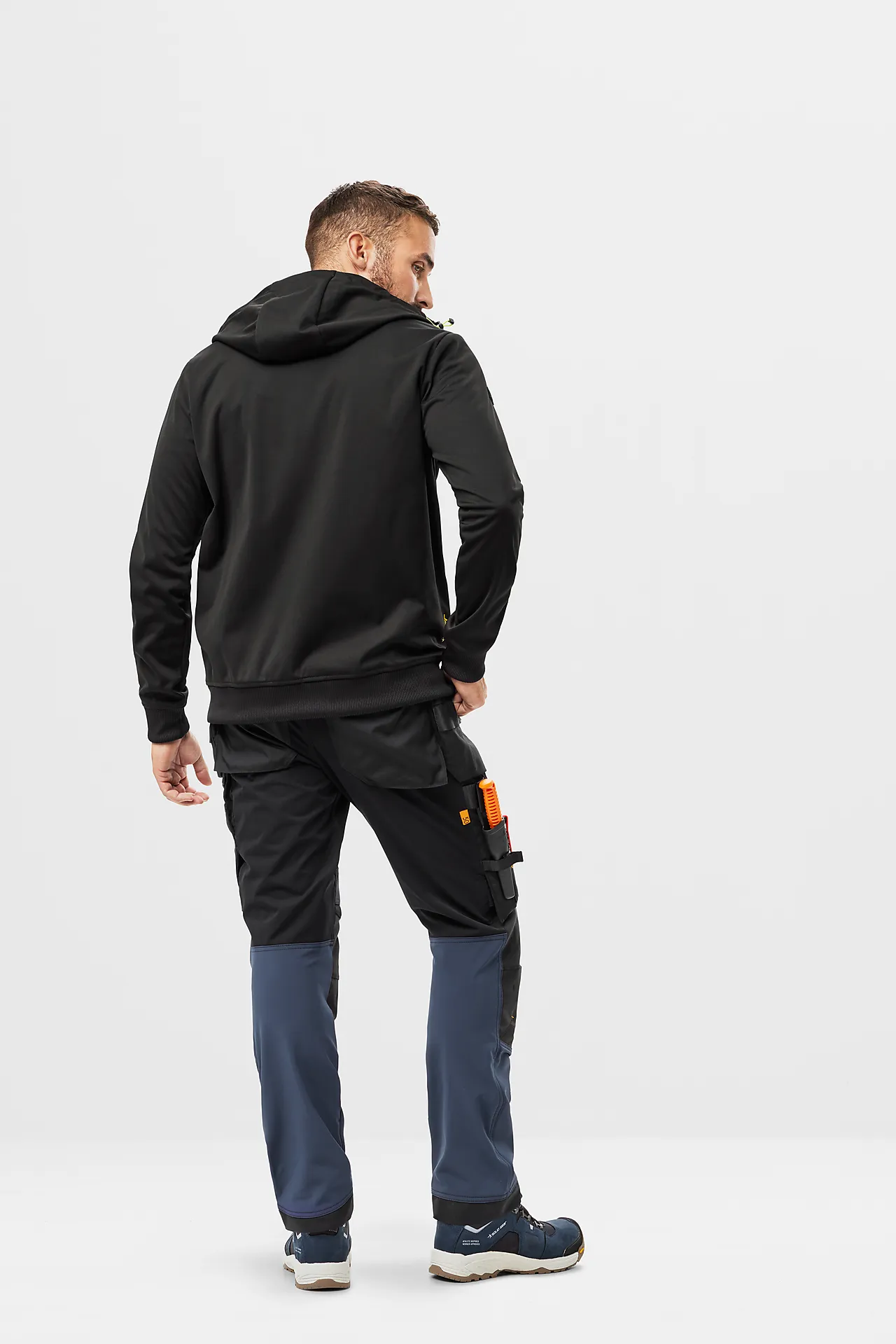 Bukse softshell blå/sort str 100 null - null - 3 - Miniatyr