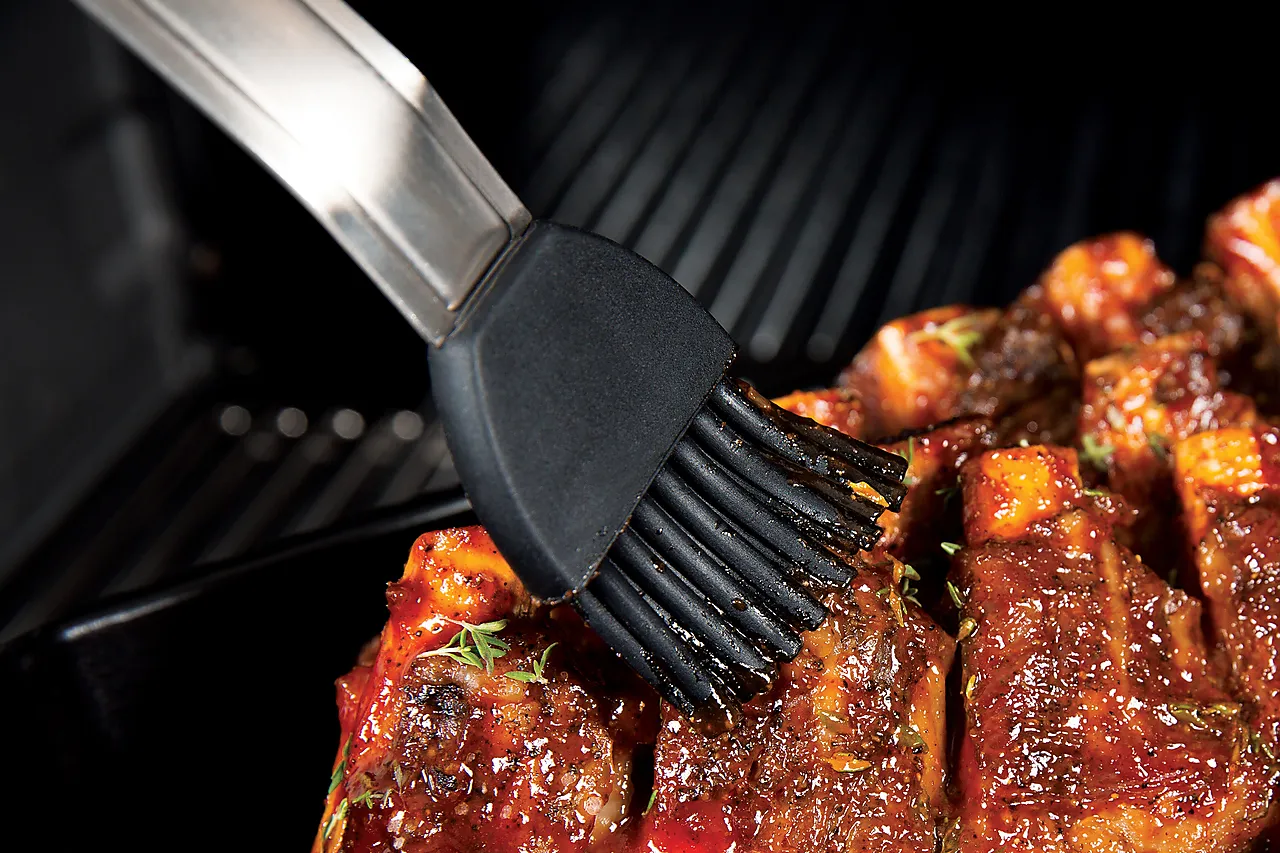 Grillpensel i rustfritt stål