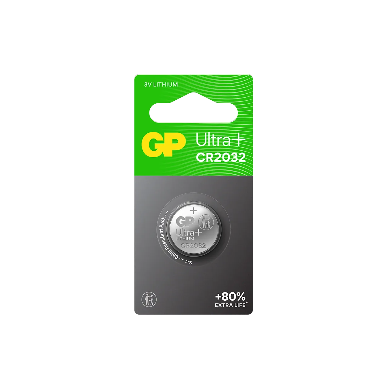 Batteri knappcelle GP CR 2032 null - null - 3 - Miniatyr