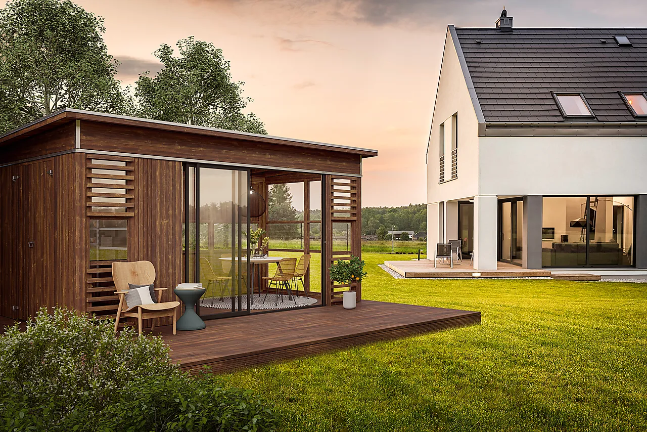 Hagestue brun royal modell 1804