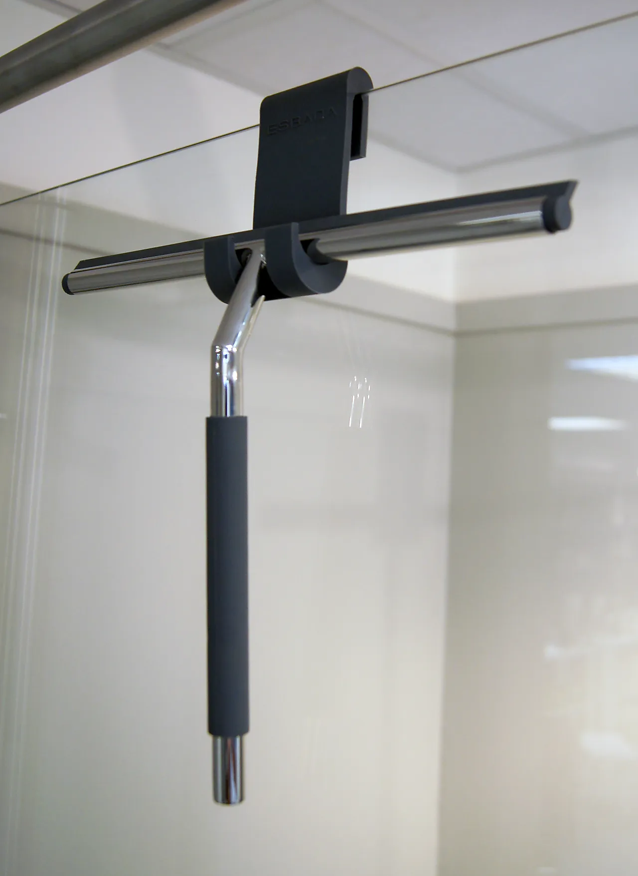 Dusjnal m/krok polert stål Dusjnal m/krok polert stål