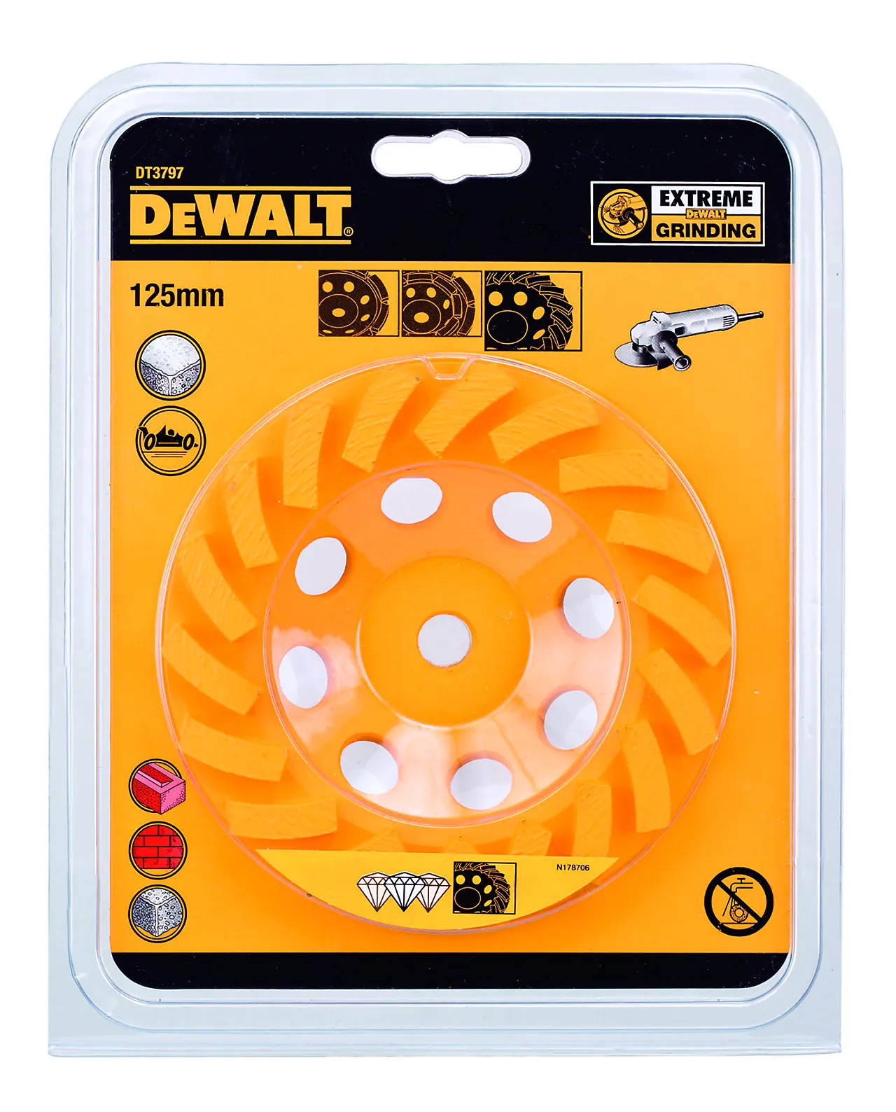 Slipekopp diamant turbo dt3797 125mm