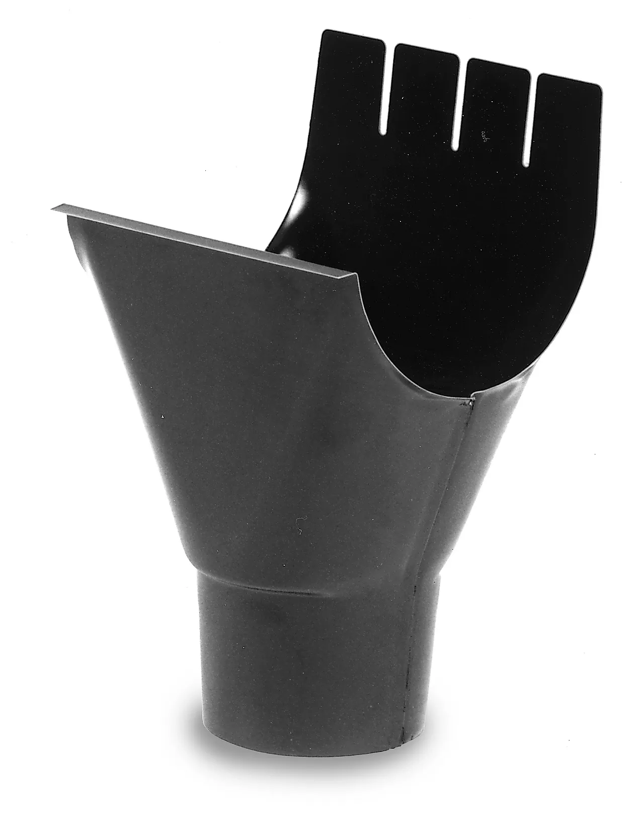 Plannja kum alu 125/75mm pl01 nedløpskum alu sort 125/75 mm