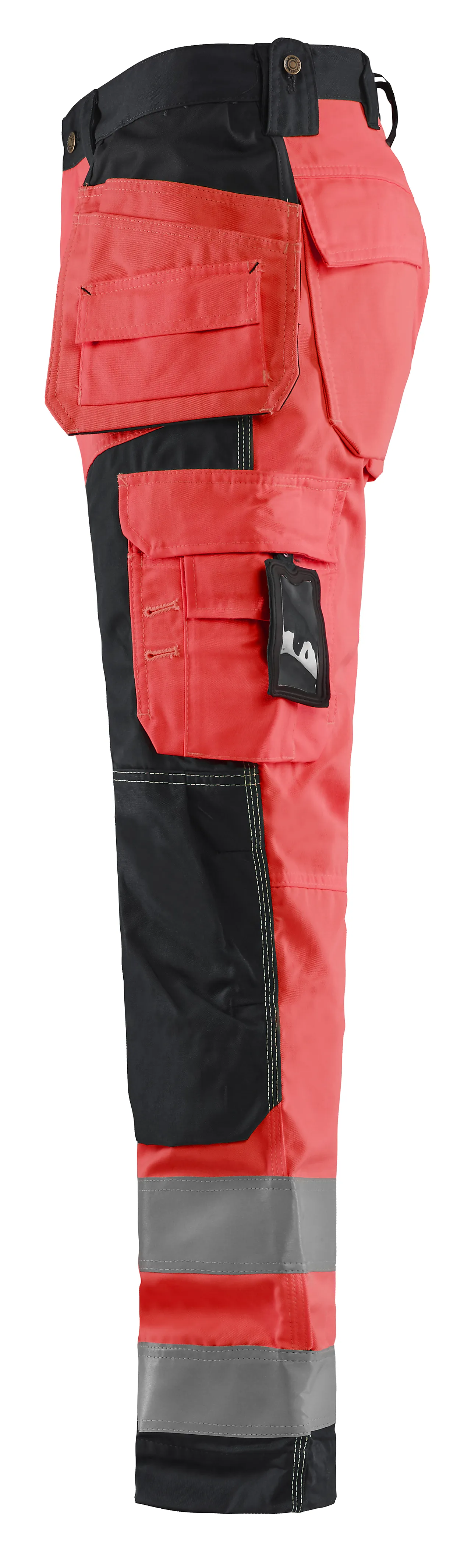 Håndverkbukse varselrød/svart str. 54 null - null - 3 - Miniatyr