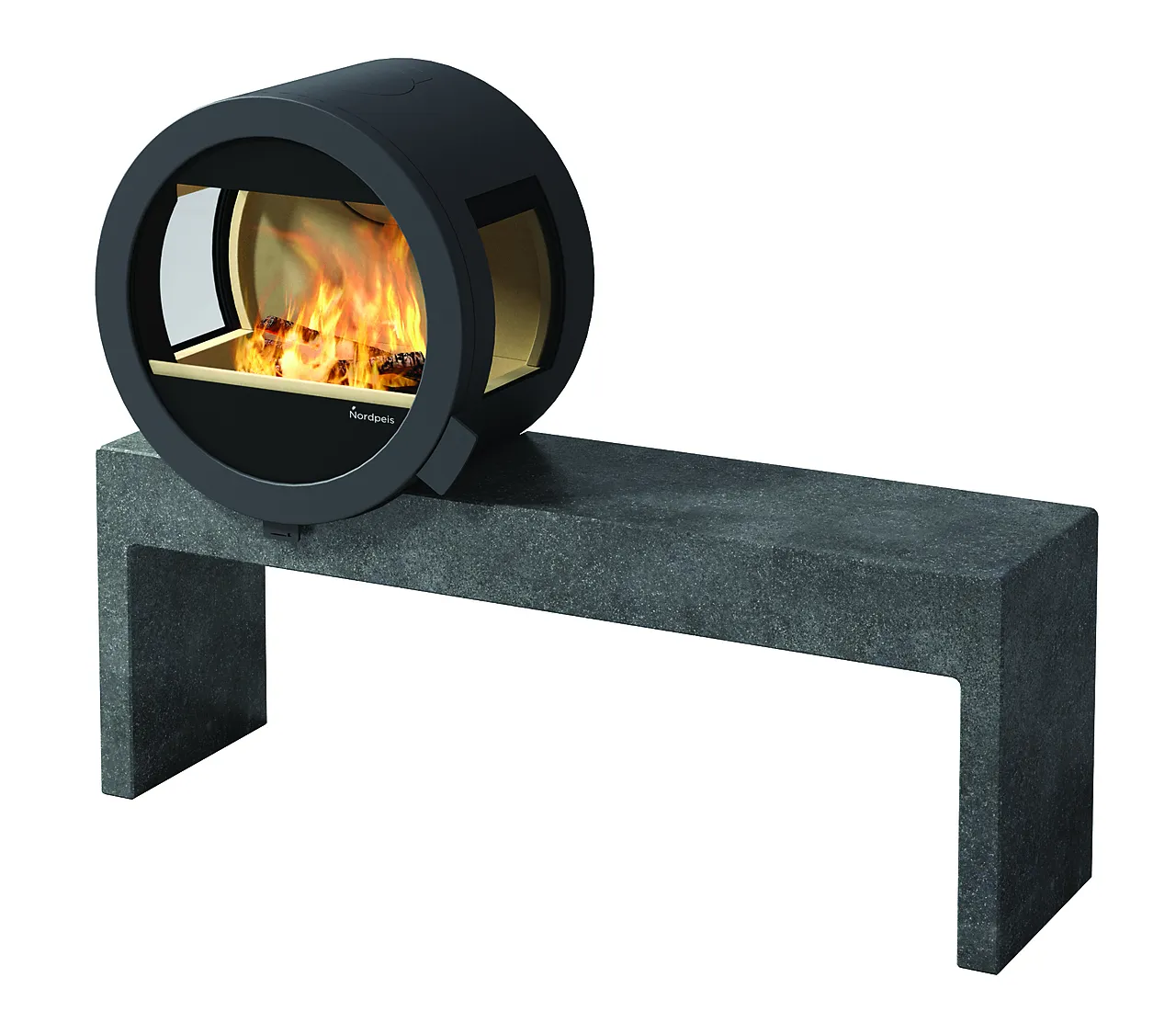 Nordpeis Peisovn Me Bench med sideglass null - null - 2 - Miniatyr