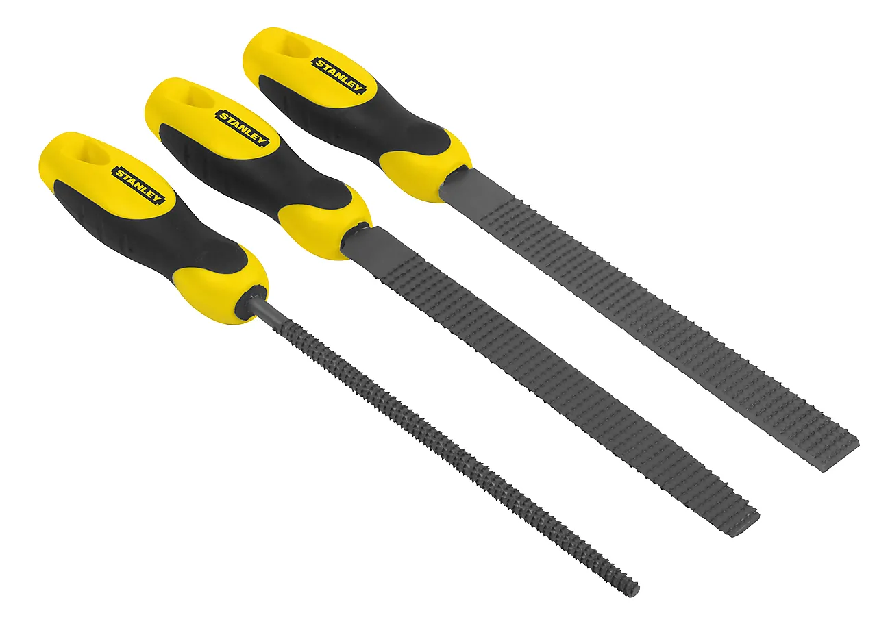 Fil set 8"/200 mm m/ flat, halvrund og rund null - null - 2 - Miniatyr