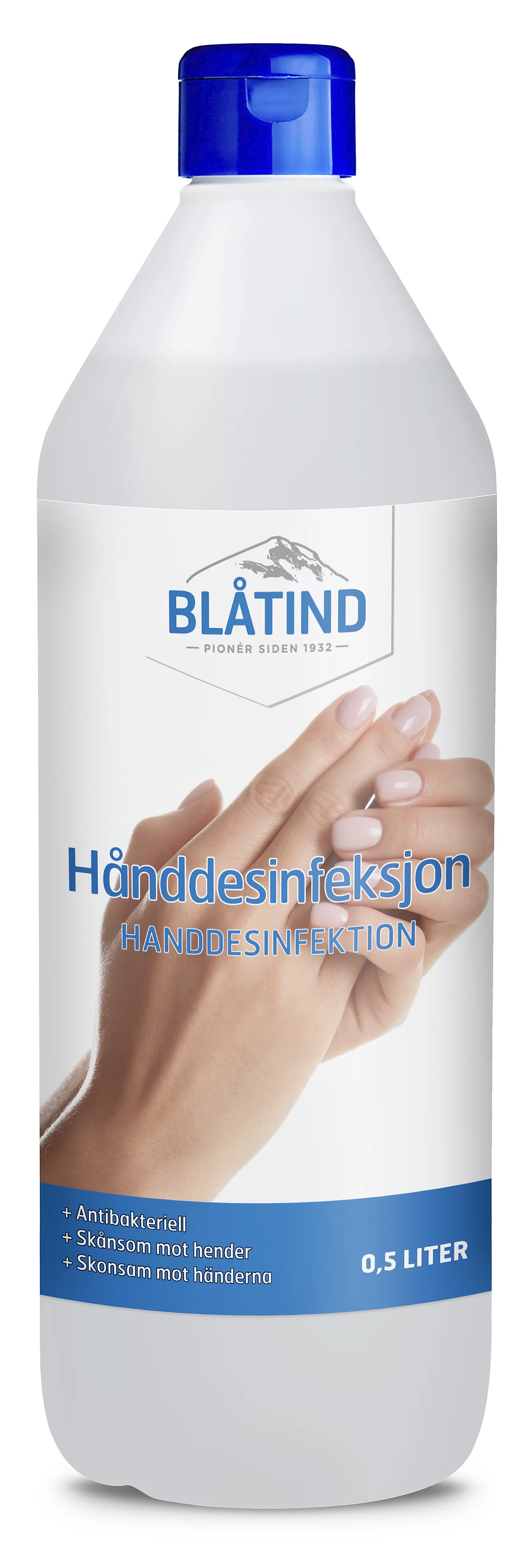 Blåtind hånddesinfeksjon 0,5 liter